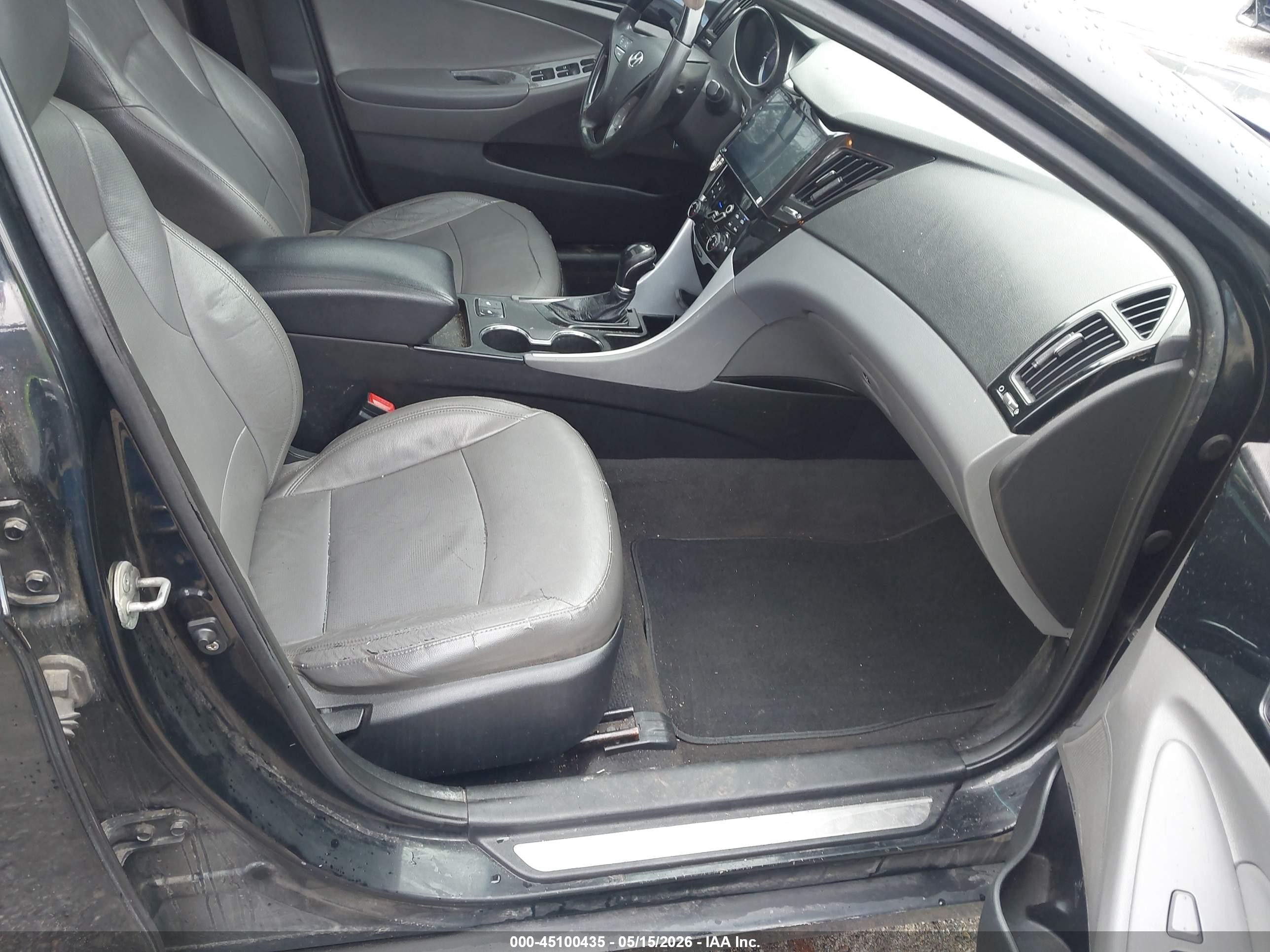 2011 Hyundai Sonata Limited Black vin: 5NPEC4AC0BH000535