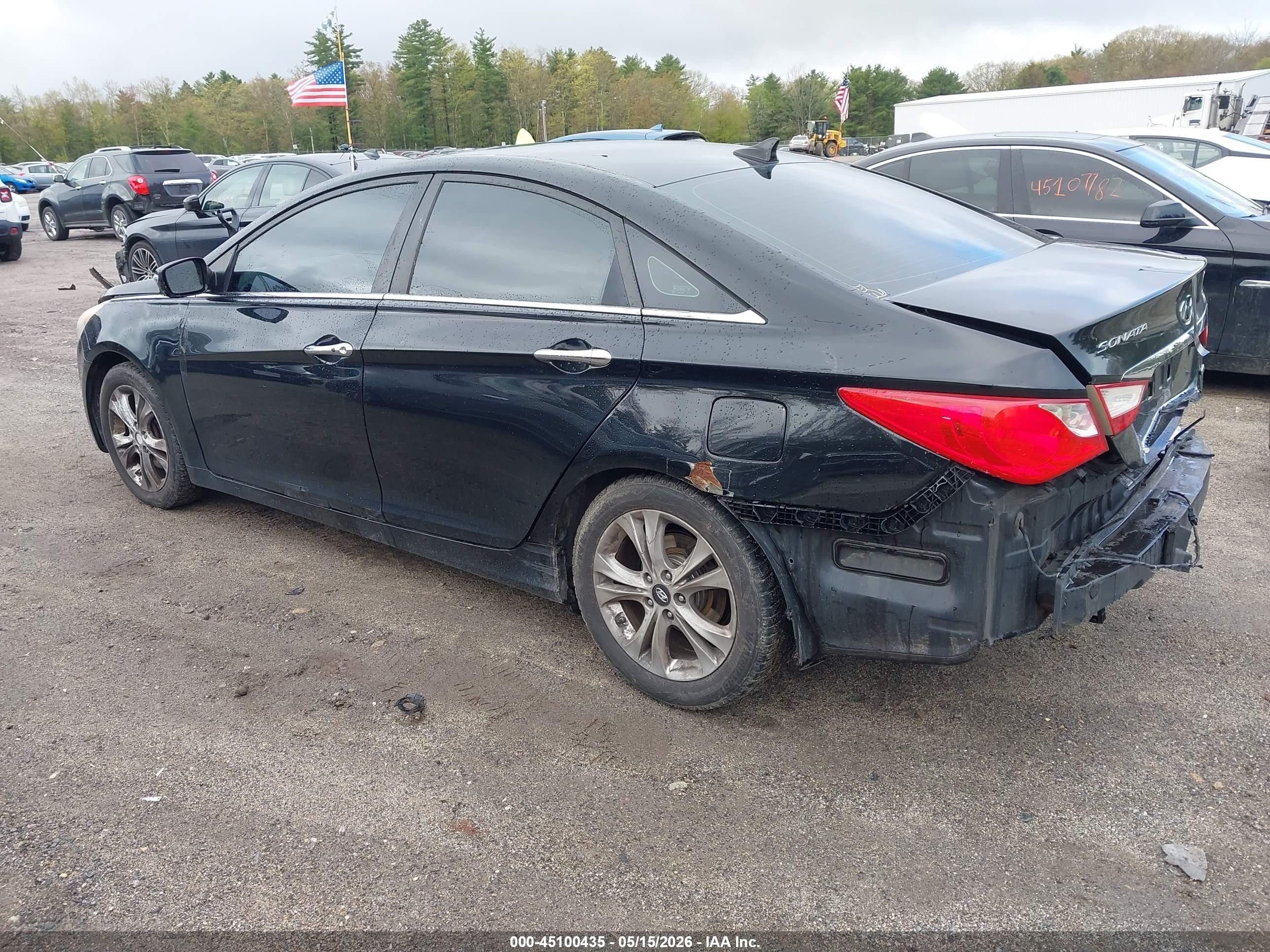 2011 Hyundai Sonata Limited Black vin: 5NPEC4AC0BH000535