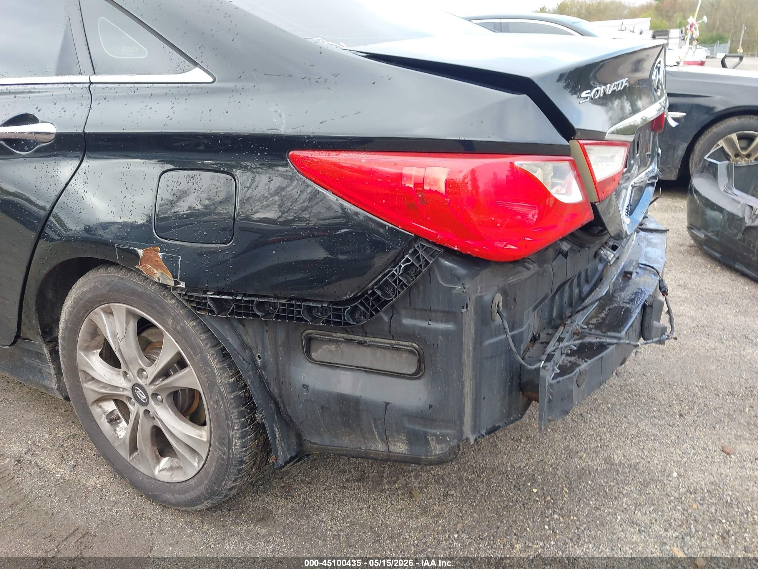 2011 Hyundai Sonata Limited Black vin: 5NPEC4AC0BH000535