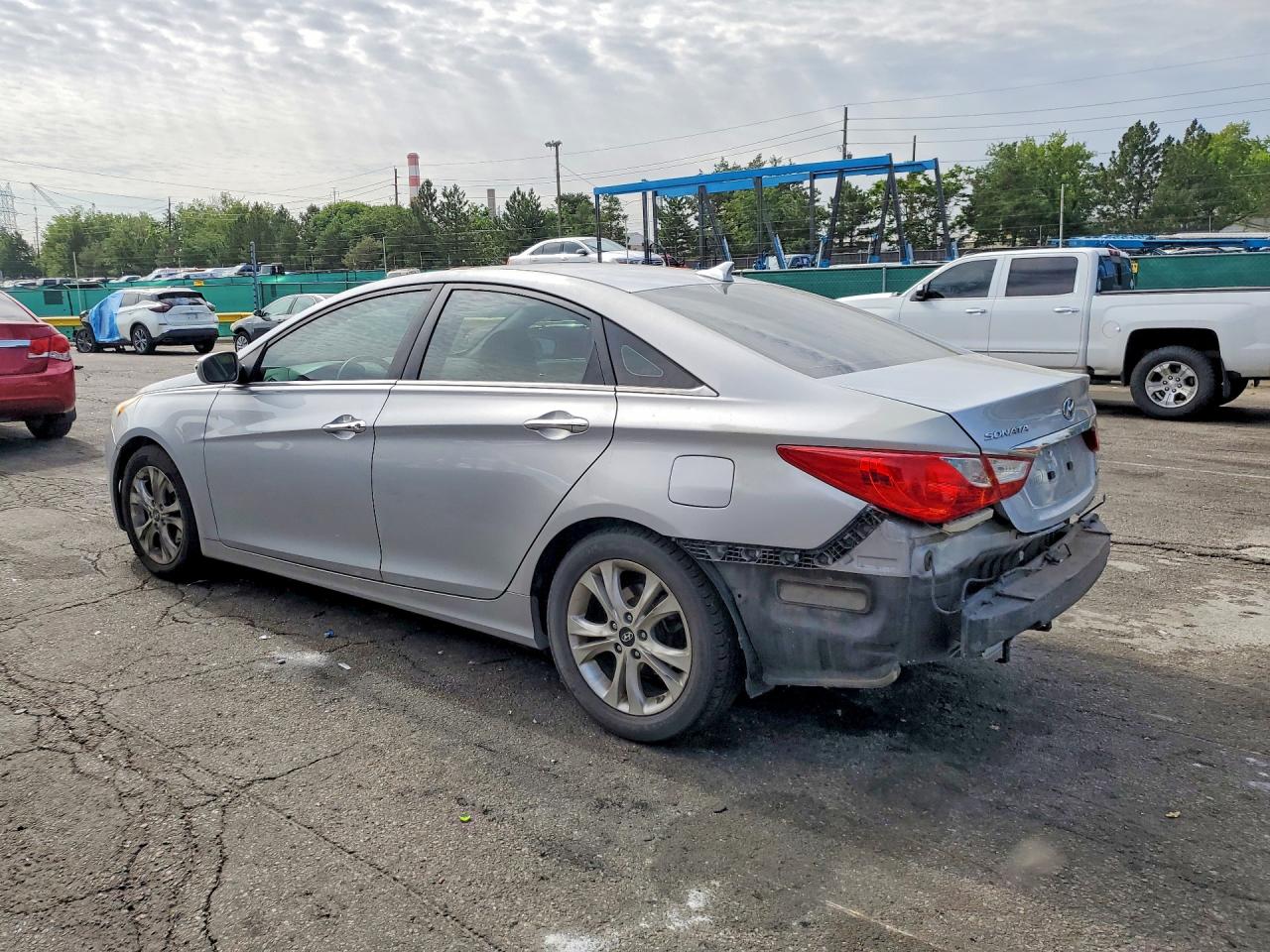 2011 Hyundai Sonata Limited Silver vin: 5NPEC4AC0BH004259