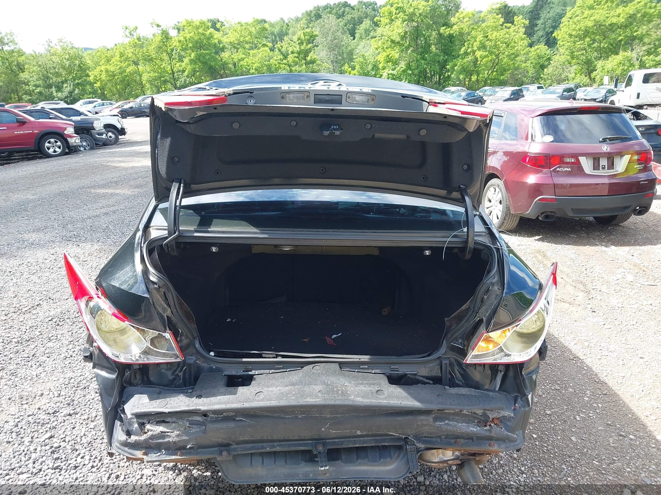 2011 Hyundai Sonata Limited Black vin: 5NPEC4AC0BH033454