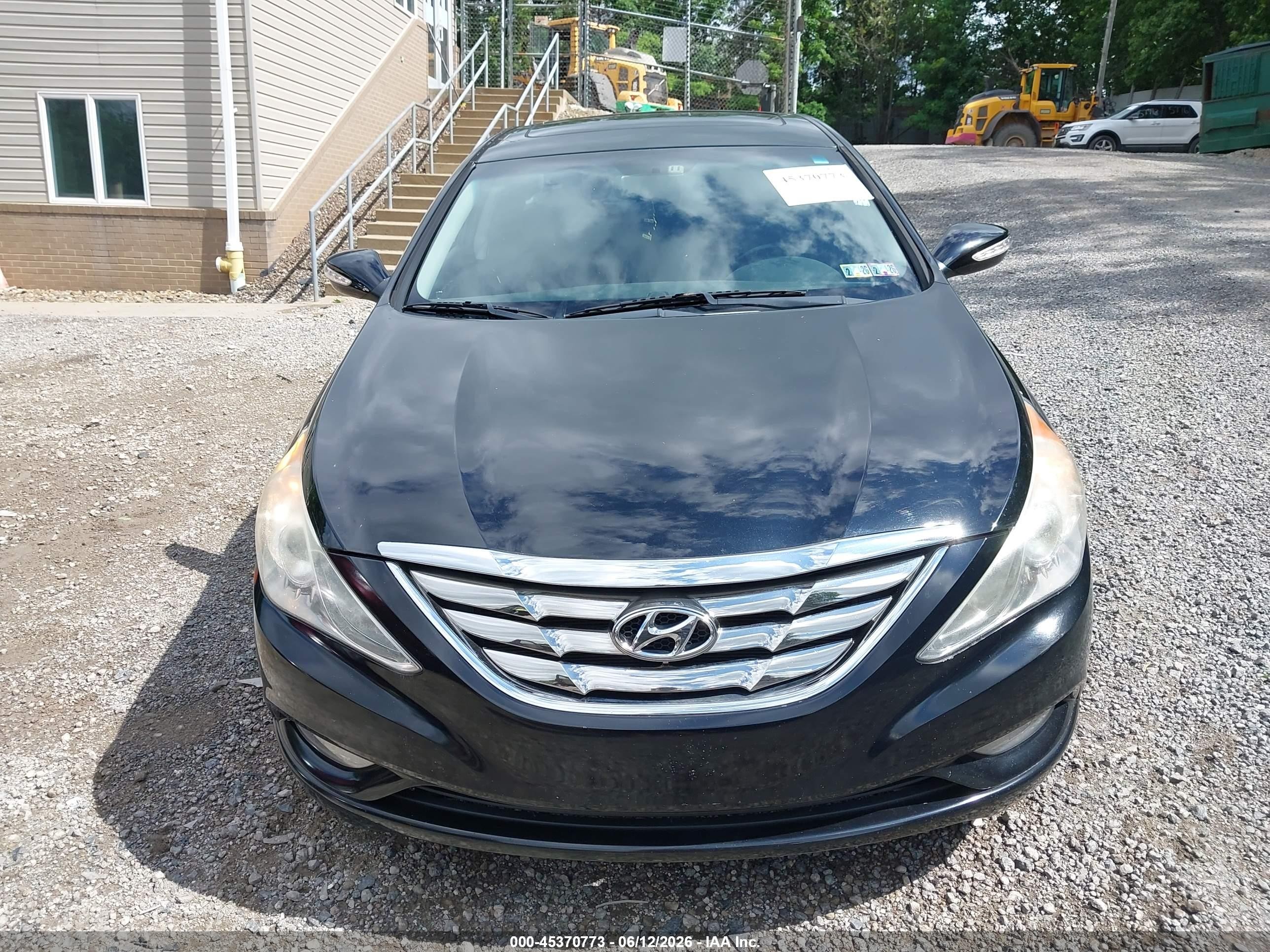 2011 Hyundai Sonata Limited Black vin: 5NPEC4AC0BH033454