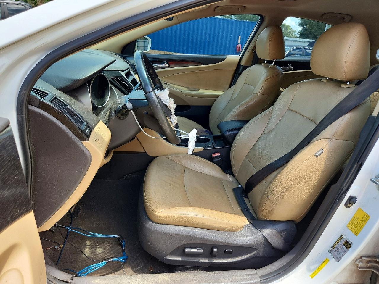 2011 Hyundai Sonata Limited White vin: 5NPEC4AC0BH040825