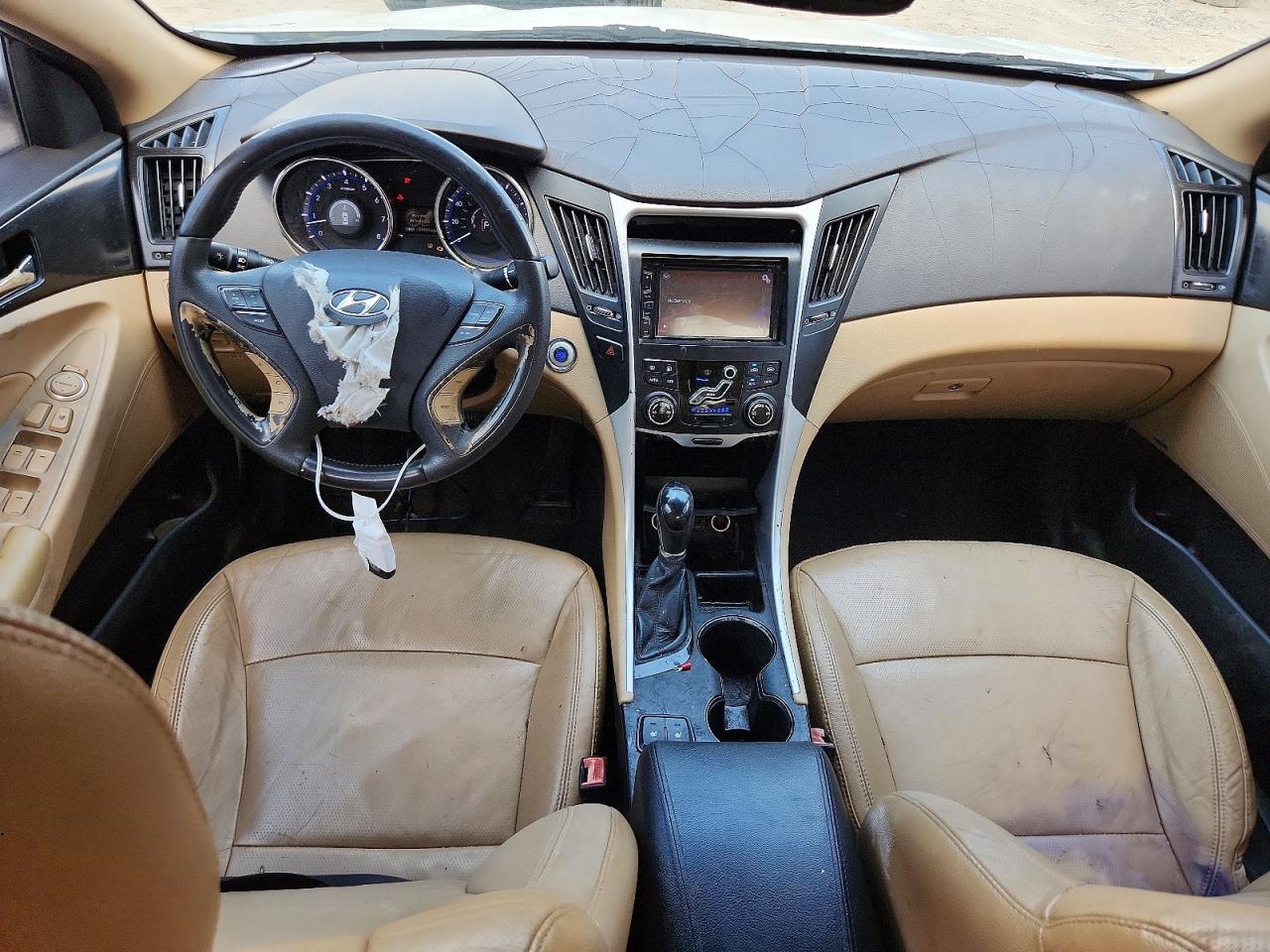 2011 Hyundai Sonata Limited White vin: 5NPEC4AC0BH040825