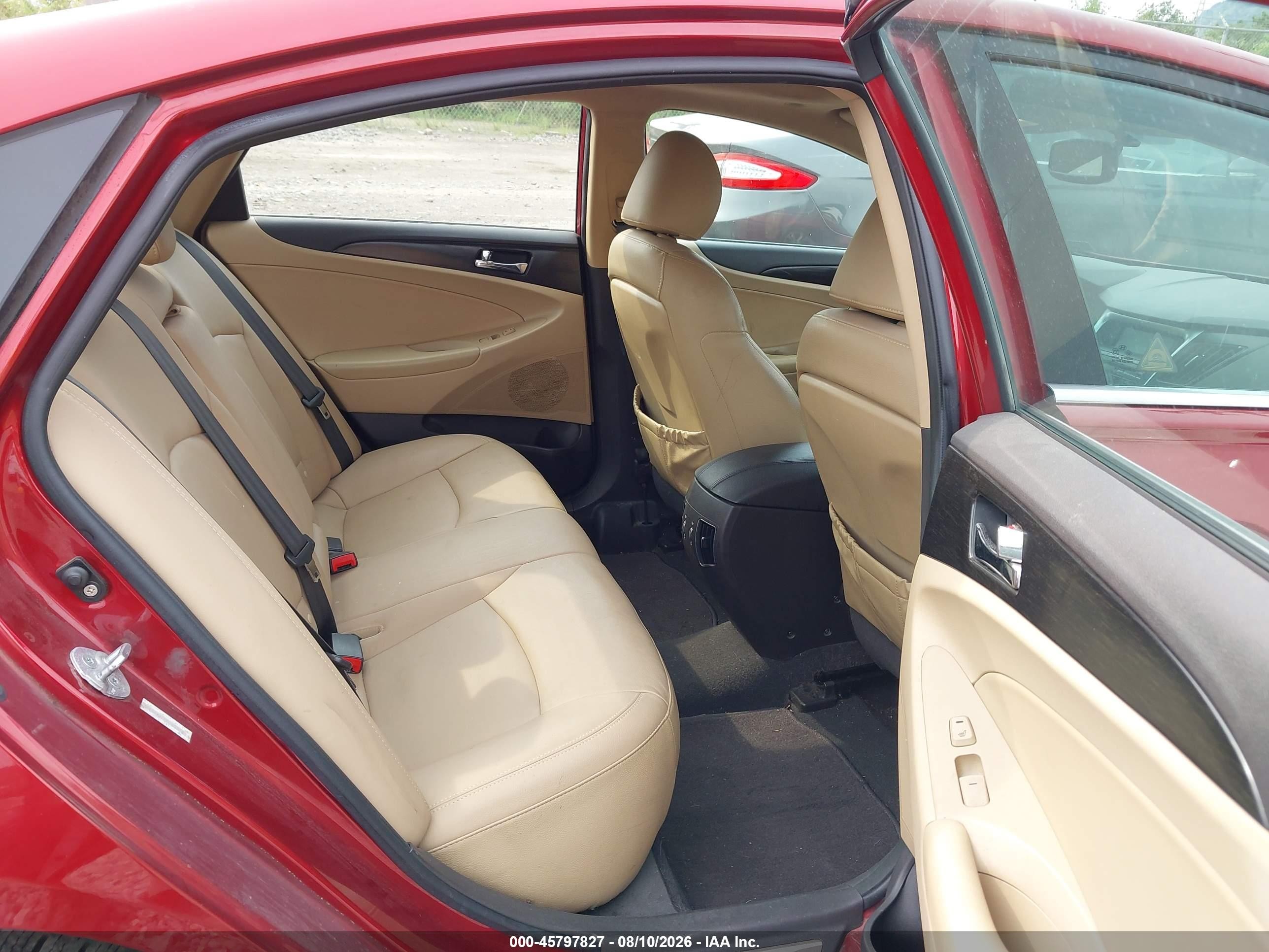 2011 Hyundai Sonata Limited Red vin: 5NPEC4AC0BH045586