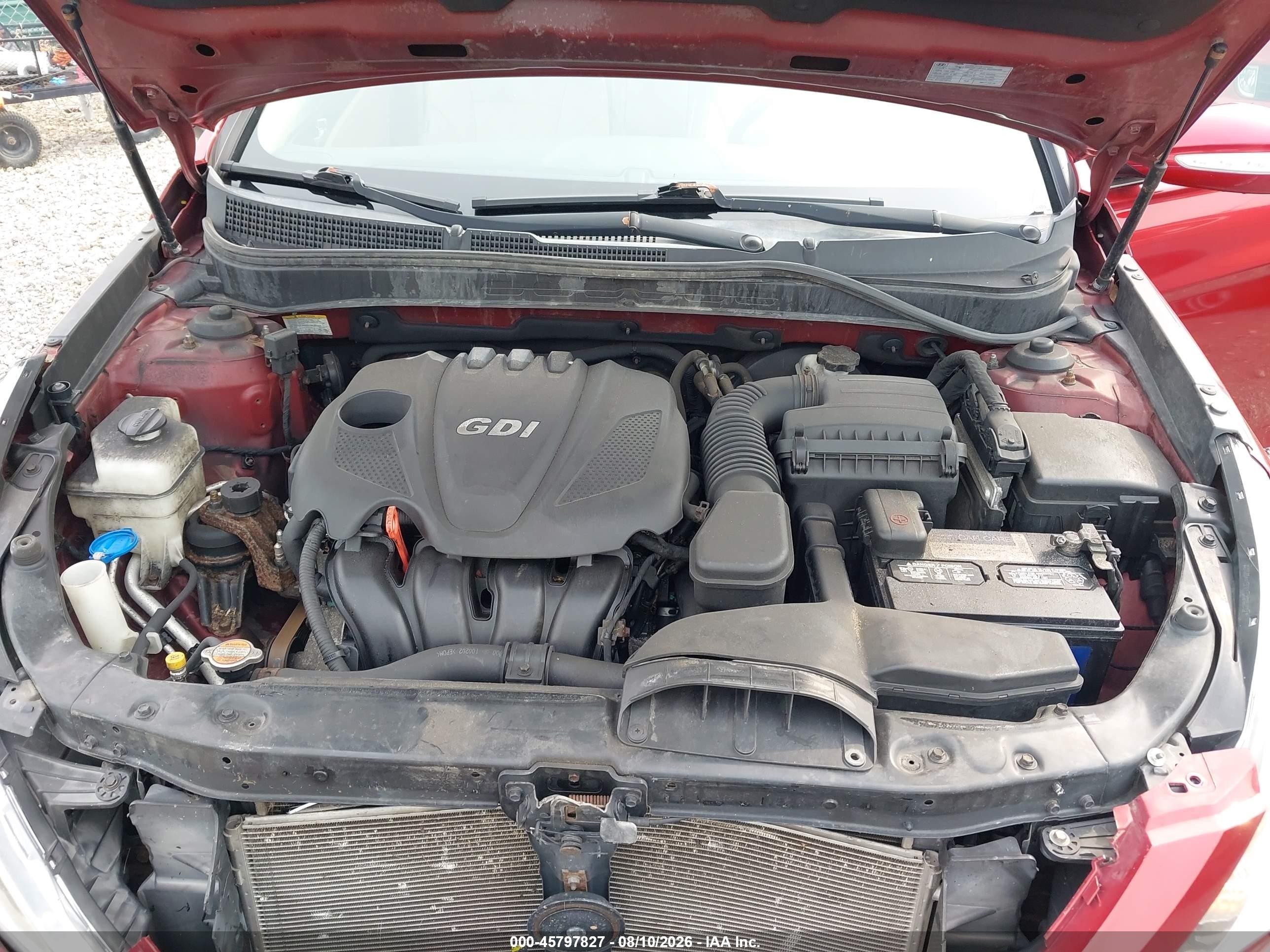 2011 Hyundai Sonata Limited Red vin: 5NPEC4AC0BH045586