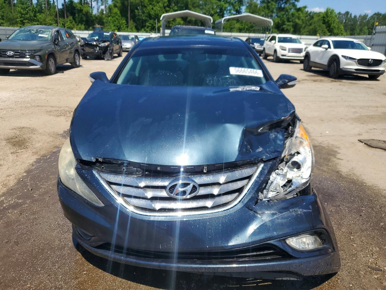 2011 Hyundai Sonata Limited Blue vin: 5NPEC4AC0BH058659