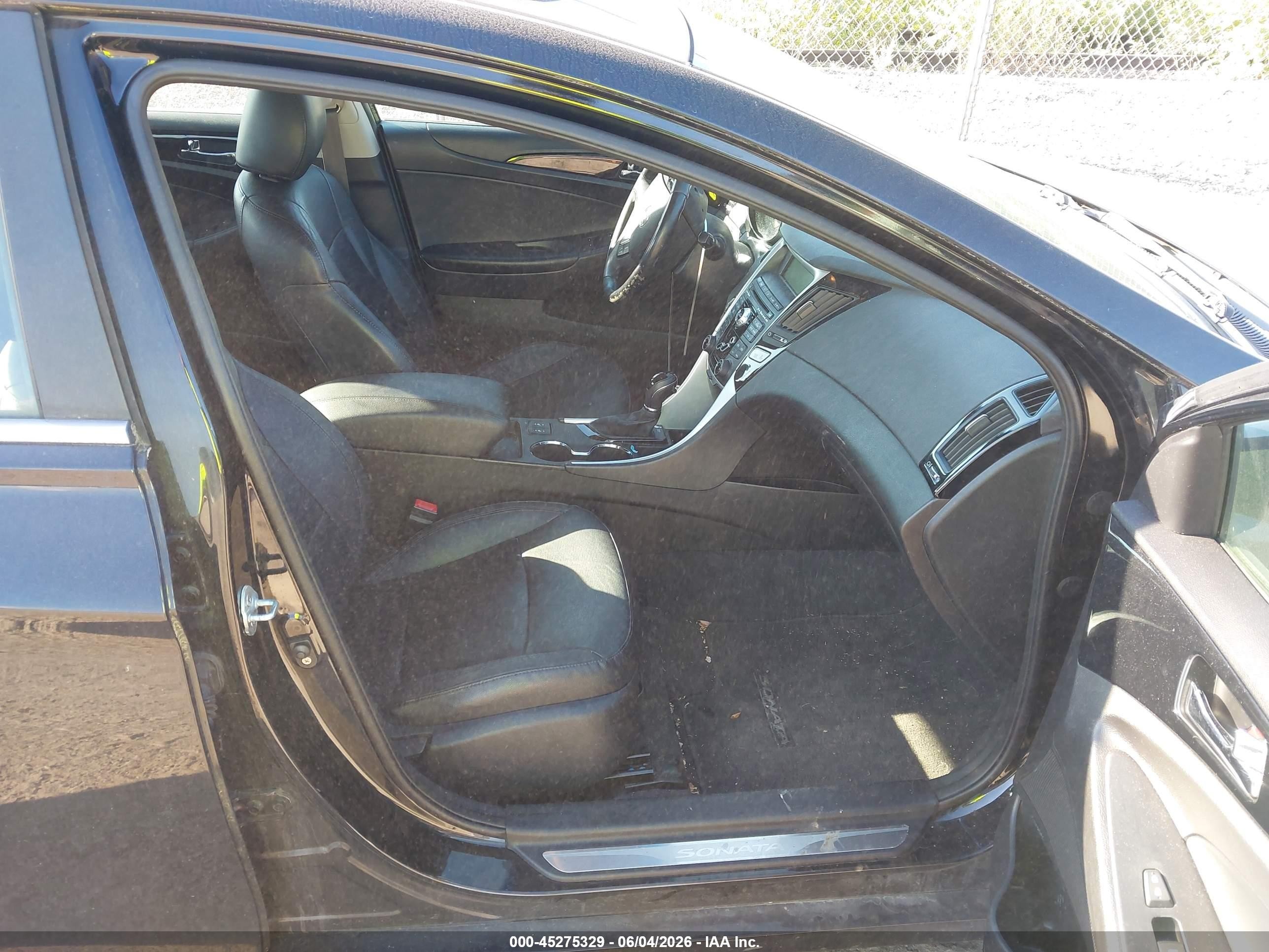 2011 Hyundai Sonata Limited Black vin: 5NPEC4AC0BH085389