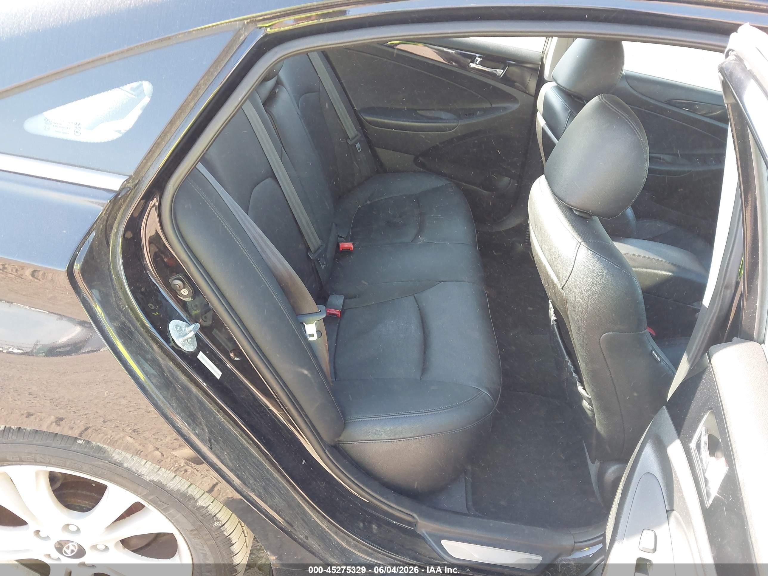 2011 Hyundai Sonata Limited Black vin: 5NPEC4AC0BH085389