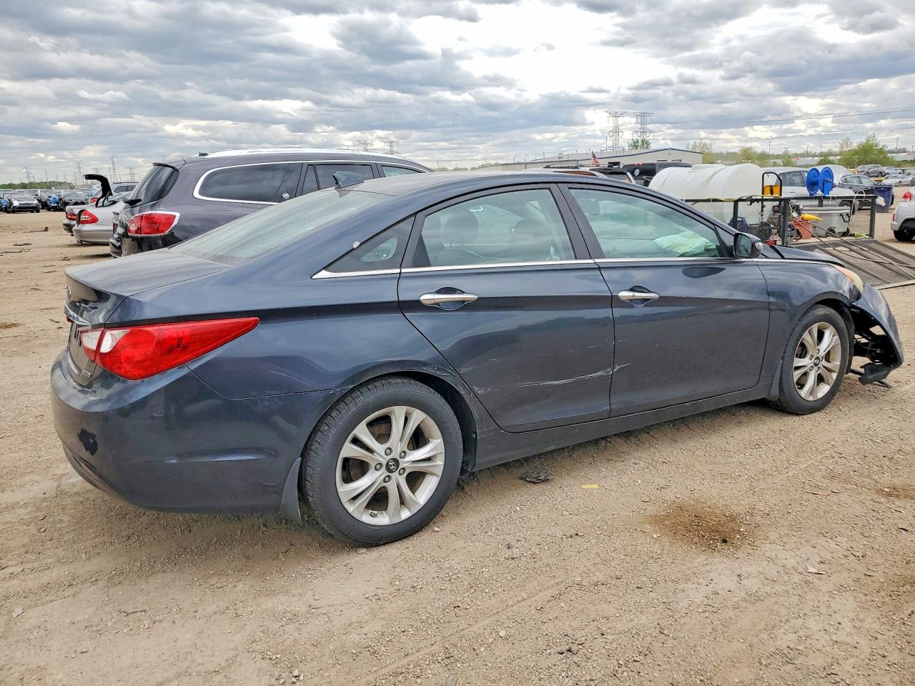 2011 Hyundai Sonata Limited Blue vin: 5NPEC4AC0BH110274
