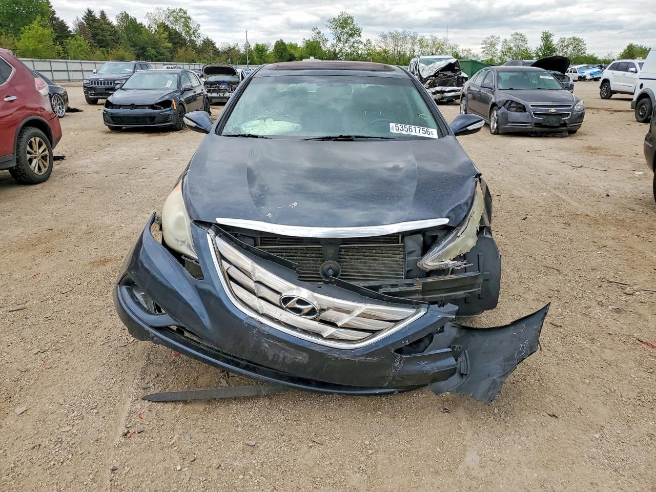 2011 Hyundai Sonata Limited Blue vin: 5NPEC4AC0BH110274