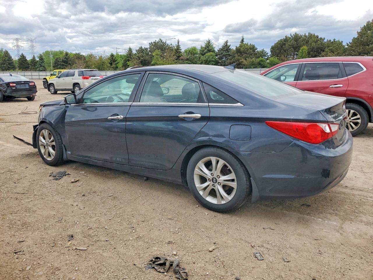 2011 Hyundai Sonata Limited Blue vin: 5NPEC4AC0BH110274