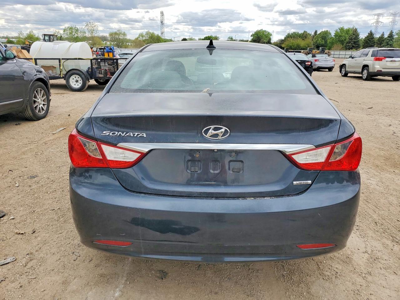 2011 Hyundai Sonata Limited Blue vin: 5NPEC4AC0BH110274