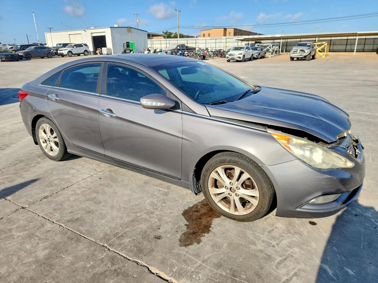 2011 Hyundai Sonata Limited Gray vin: 5NPEC4AC0BH132050