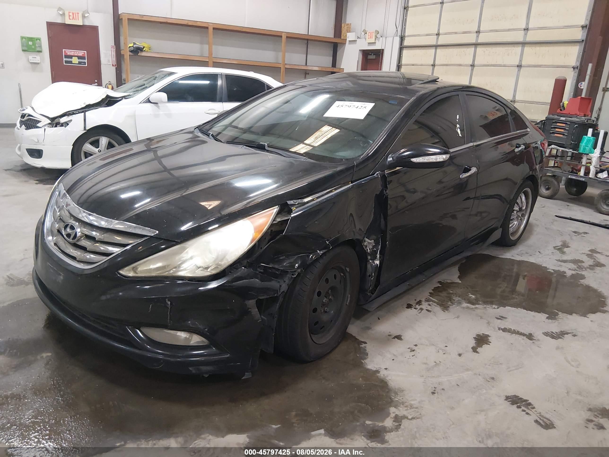 2011 Hyundai Sonata Limited Black vin: 5NPEC4AC0BH133540