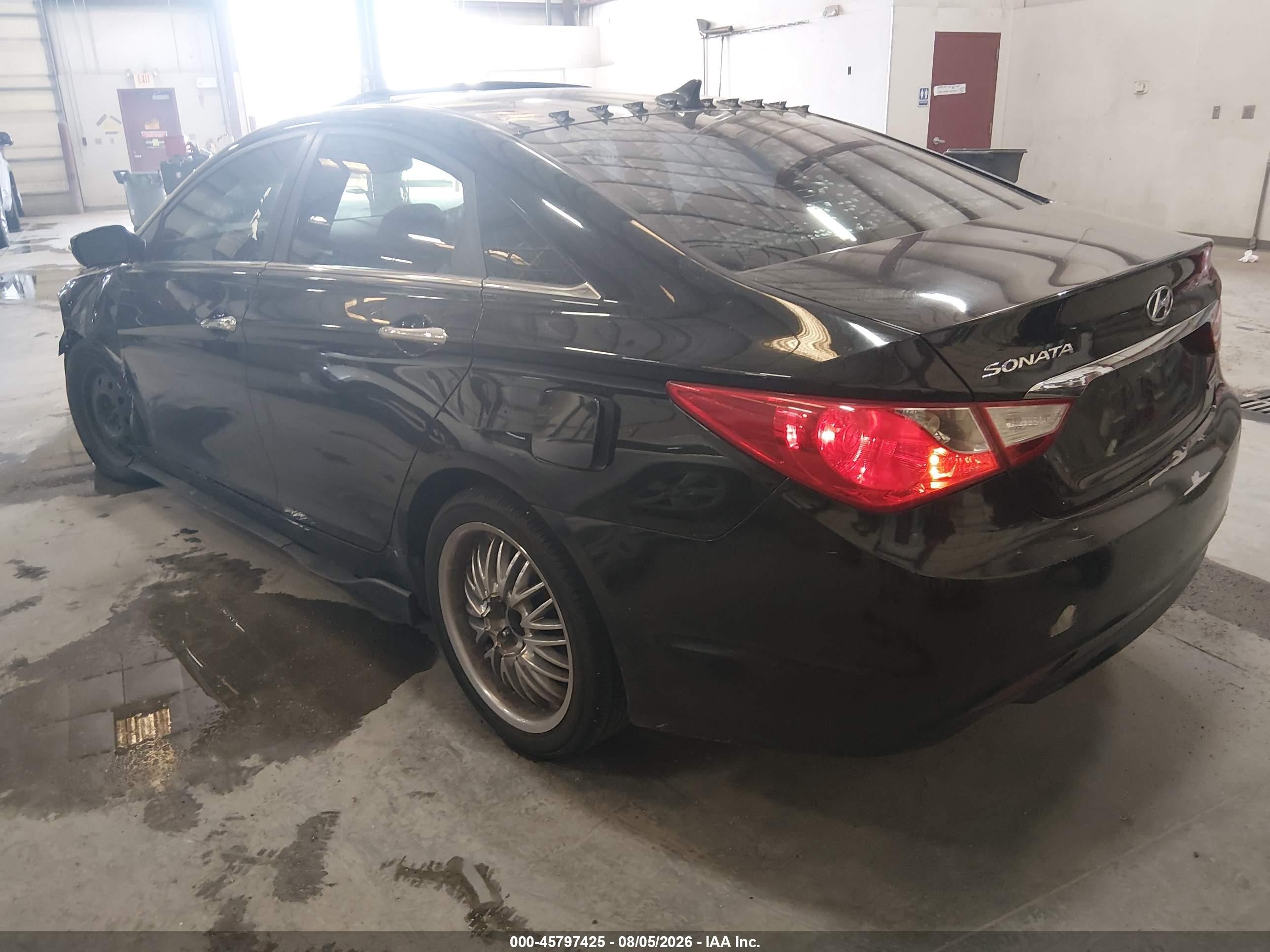2011 Hyundai Sonata Limited Black vin: 5NPEC4AC0BH133540