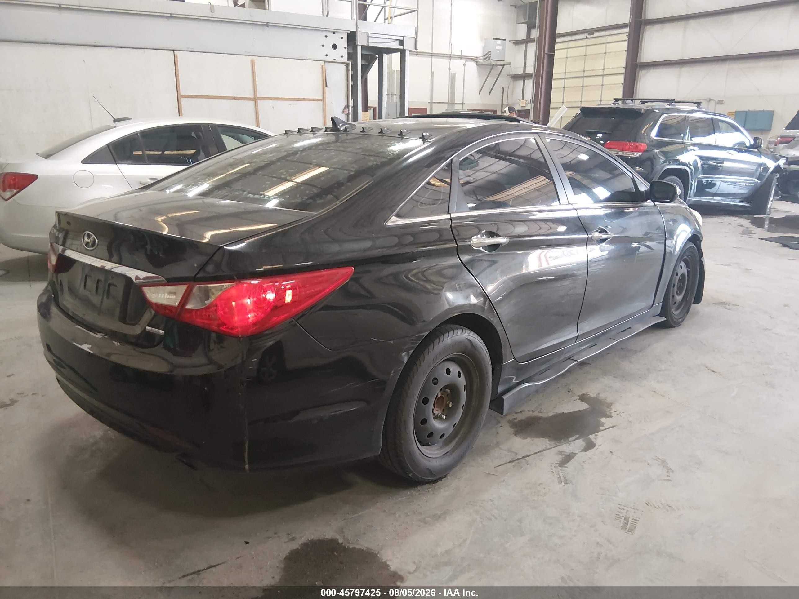 2011 Hyundai Sonata Limited Black vin: 5NPEC4AC0BH133540
