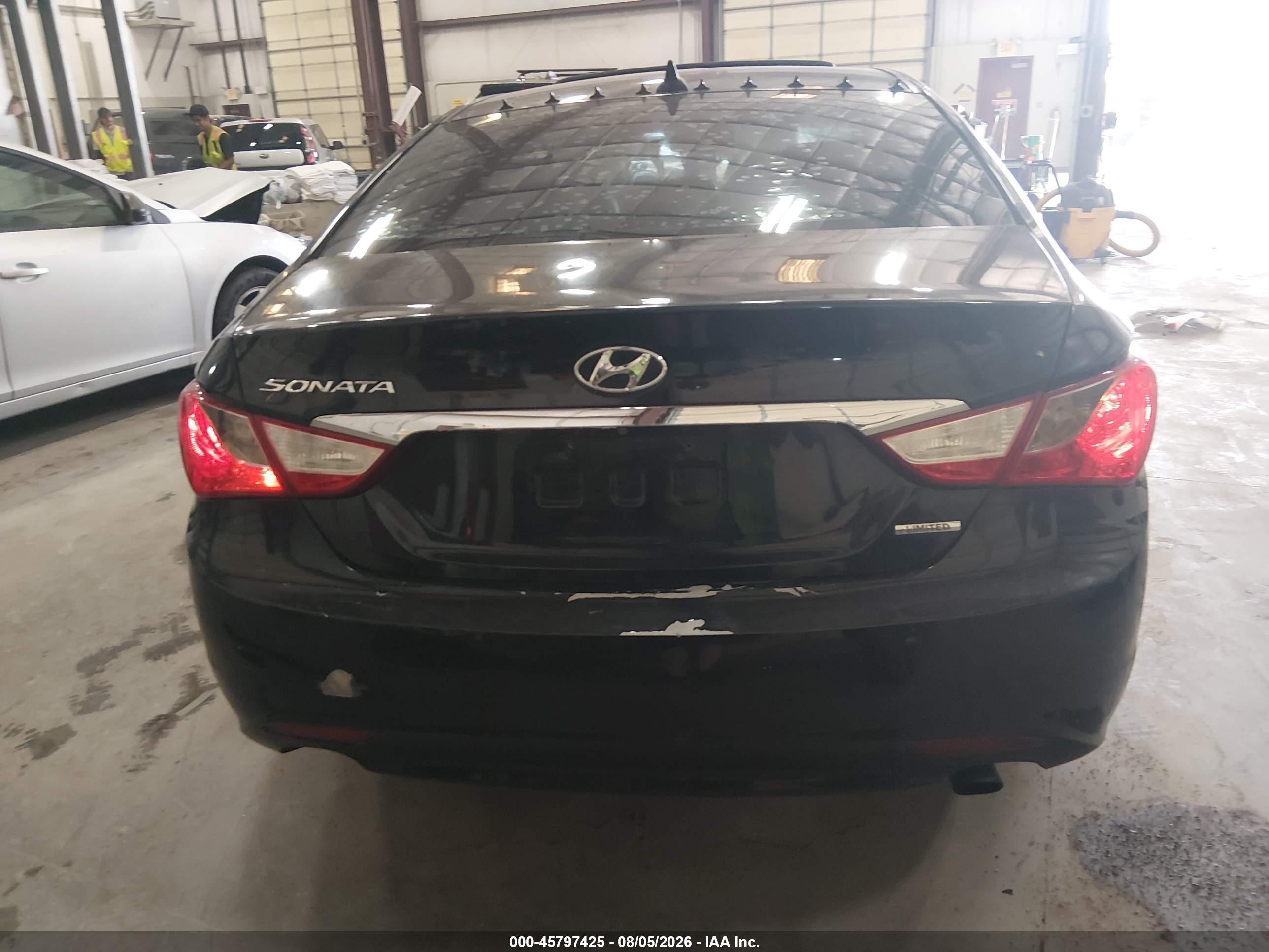 2011 Hyundai Sonata Limited Black vin: 5NPEC4AC0BH133540