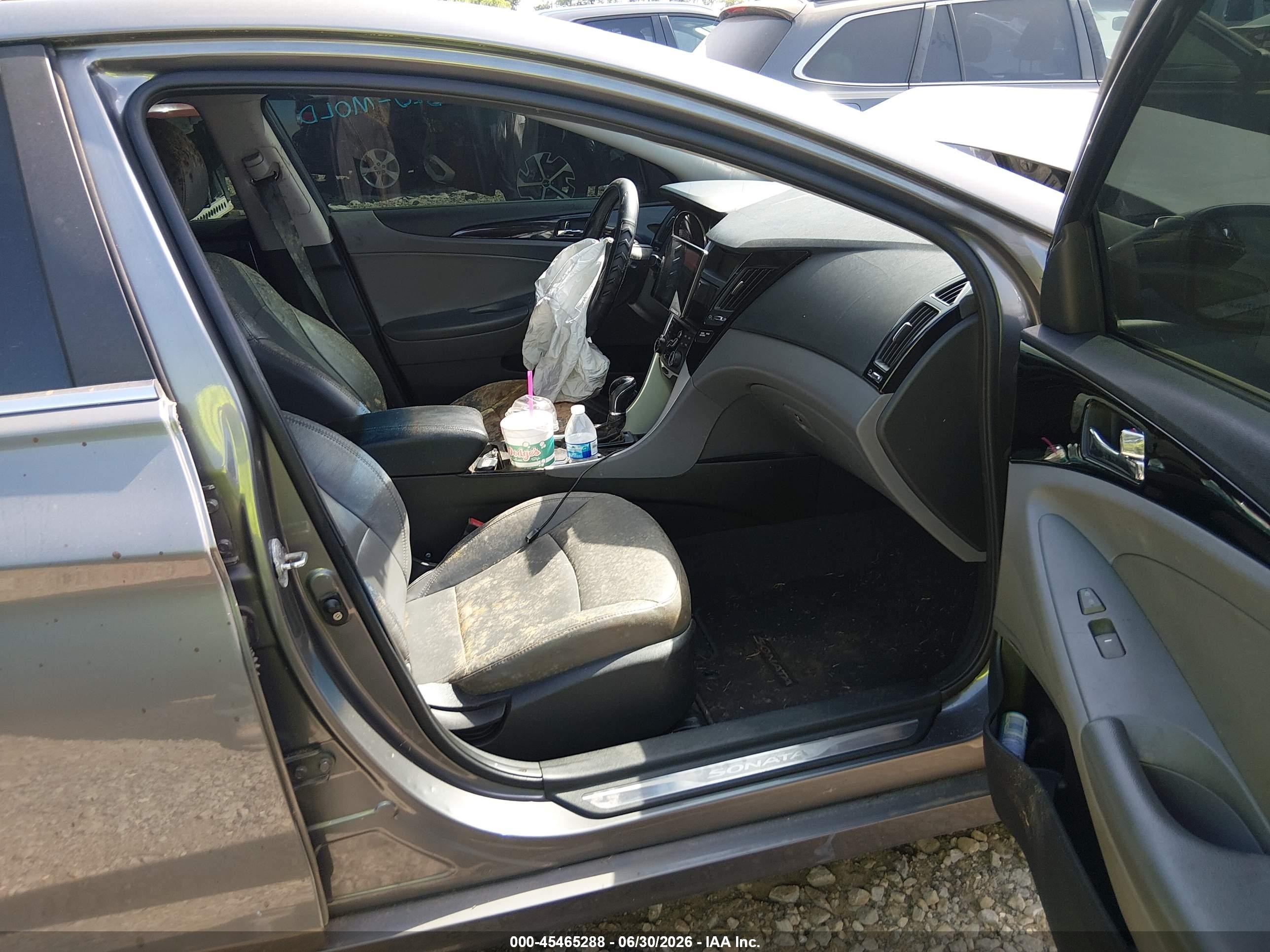 2011 Hyundai Sonata Limited Gray vin: 5NPEC4AC0BH166490
