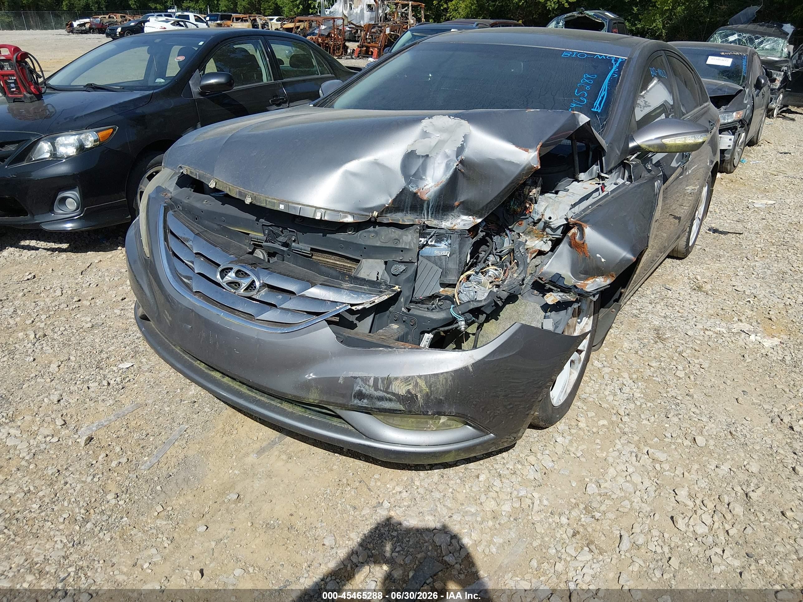 2011 Hyundai Sonata Limited Gray vin: 5NPEC4AC0BH166490