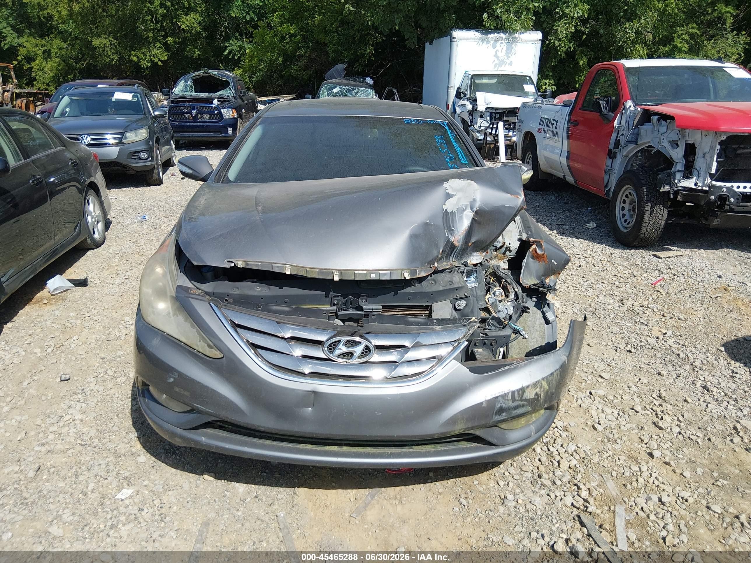 2011 Hyundai Sonata Limited Gray vin: 5NPEC4AC0BH166490