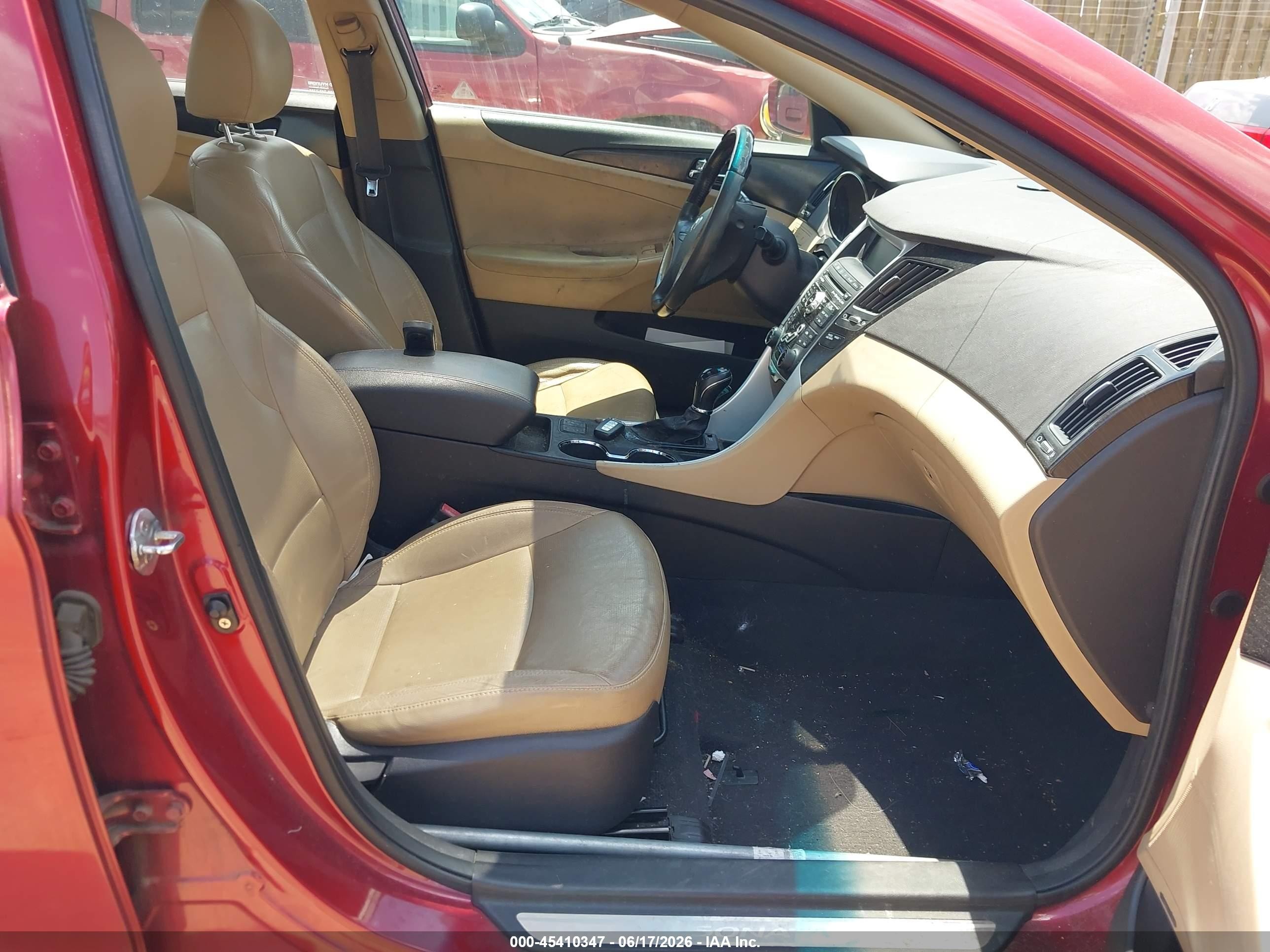 2011 Hyundai Sonata Limited Burgundy vin: 5NPEC4AC0BH169244