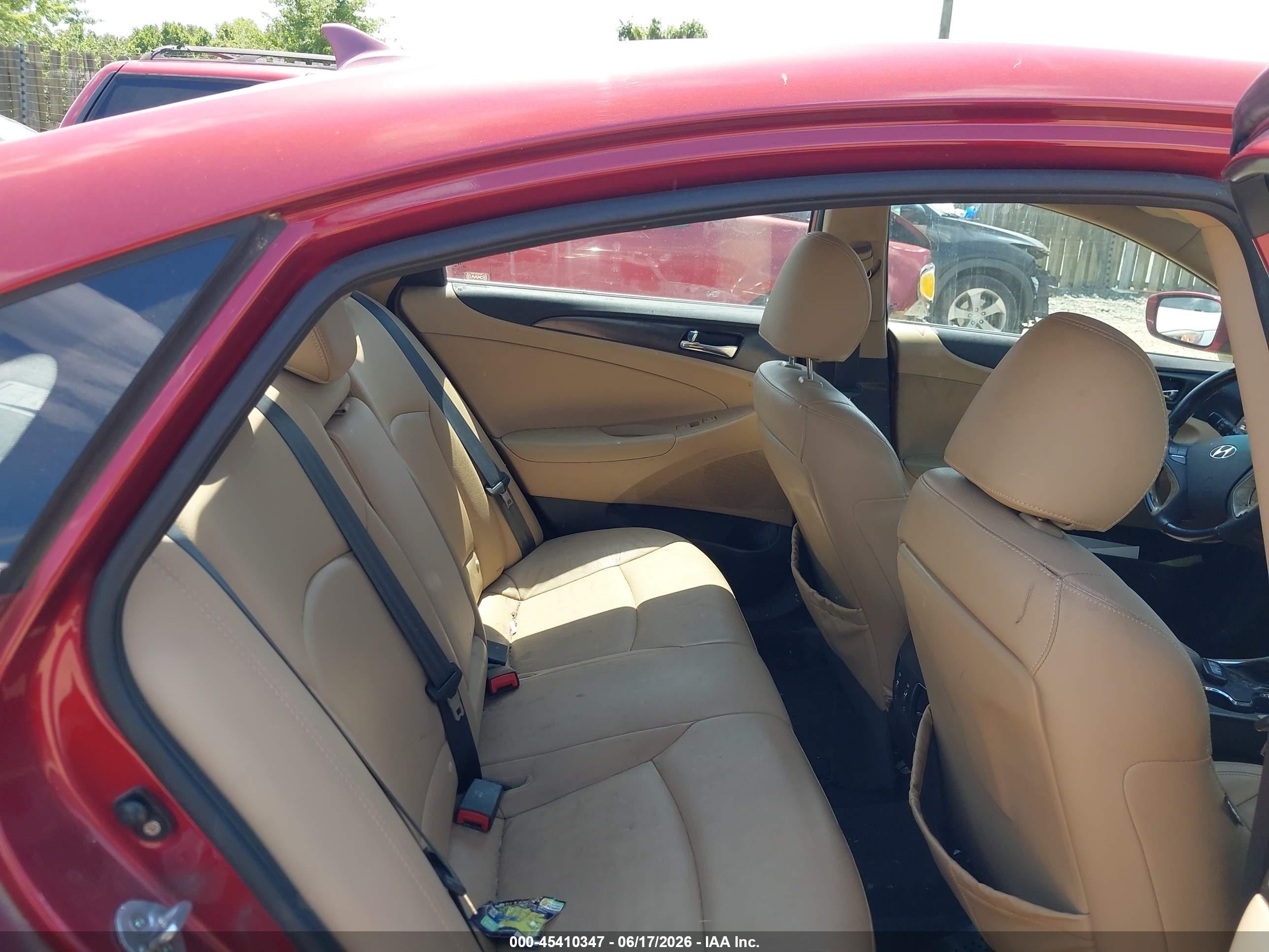 2011 Hyundai Sonata Limited Burgundy vin: 5NPEC4AC0BH169244