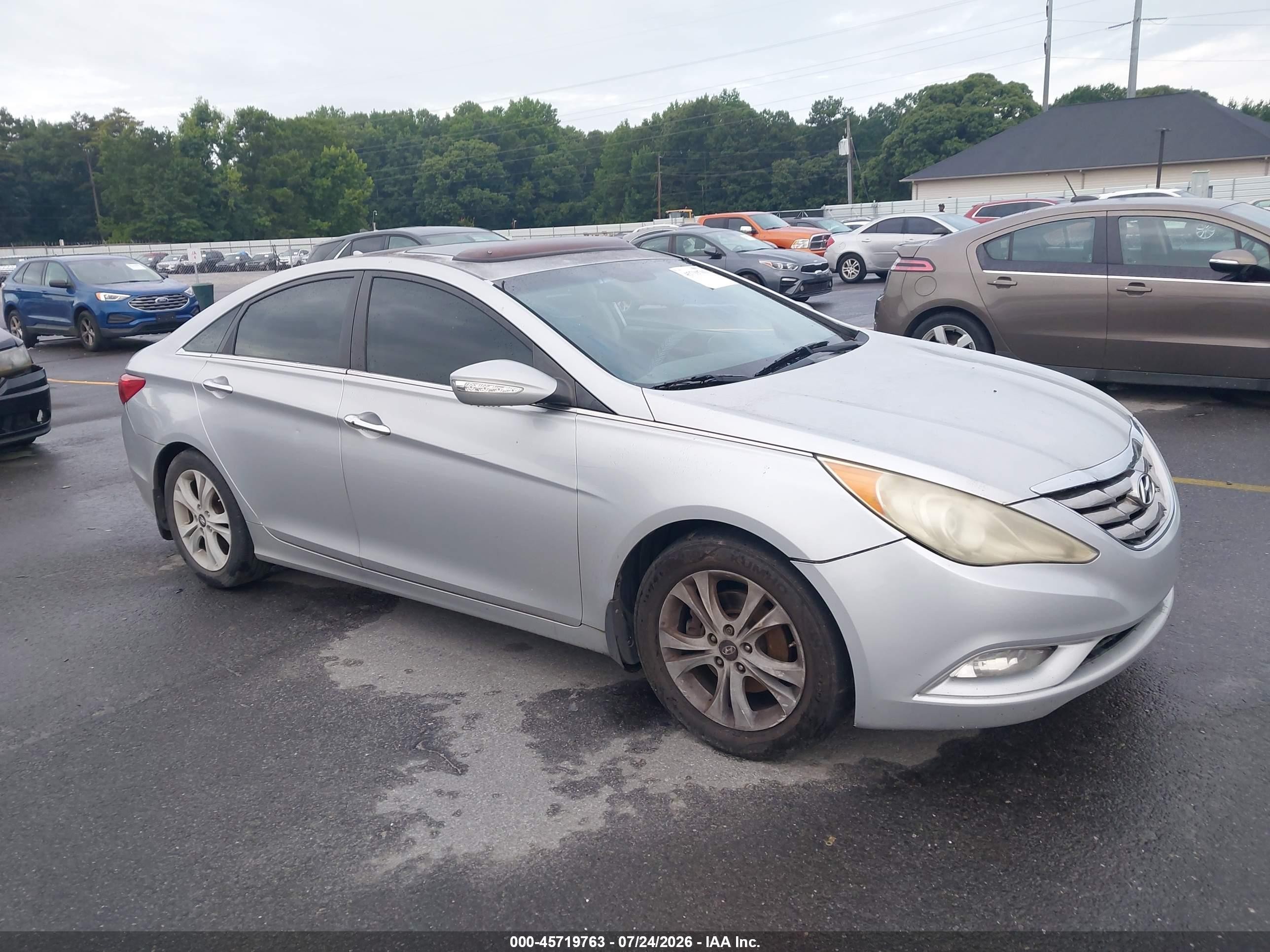 2011 Hyundai Sonata Limited Серебряный vin: 5NPEC4AC0BH190742