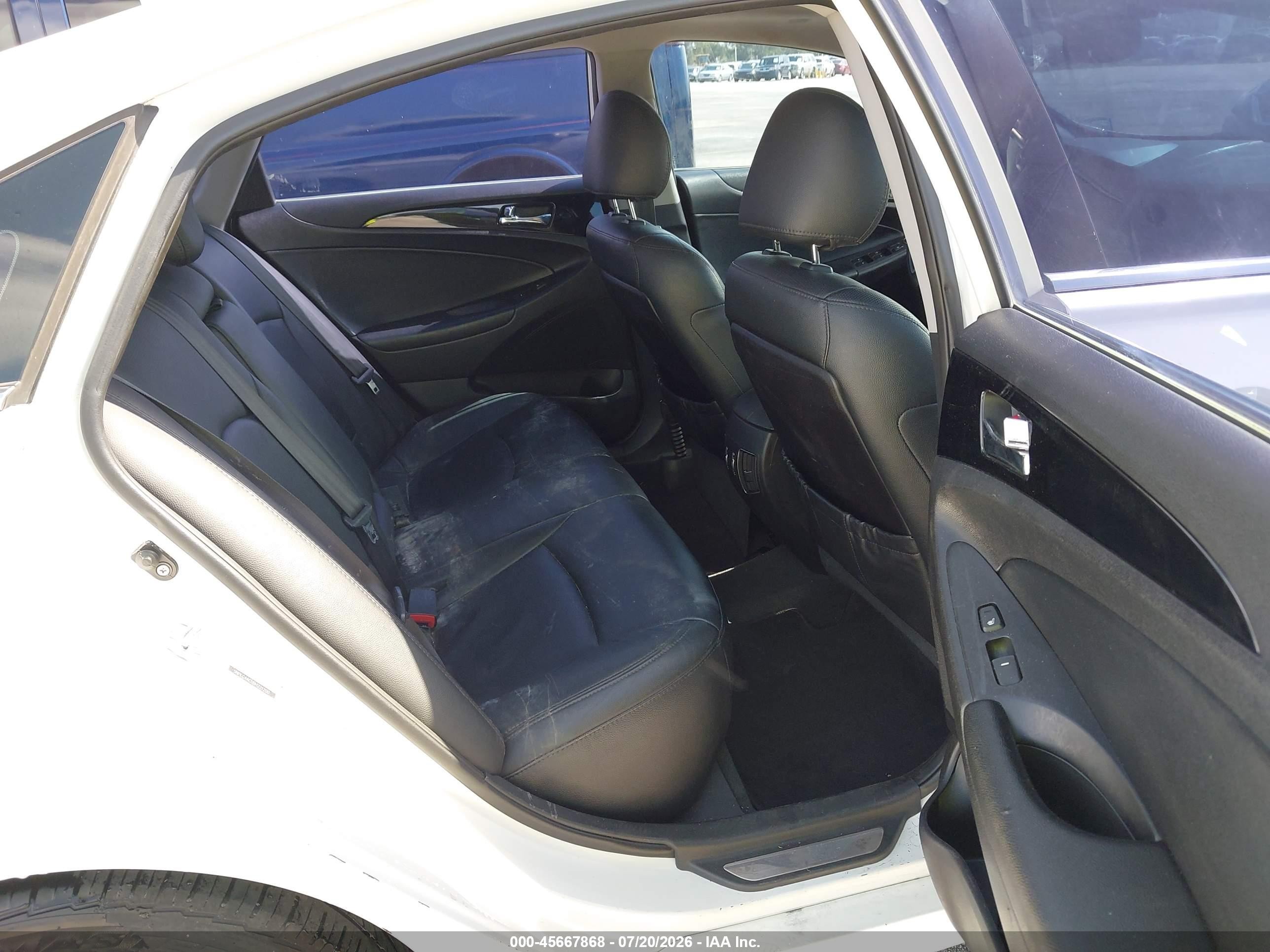 2011 Hyundai Sonata Limited White vin: 5NPEC4AC0BH221200