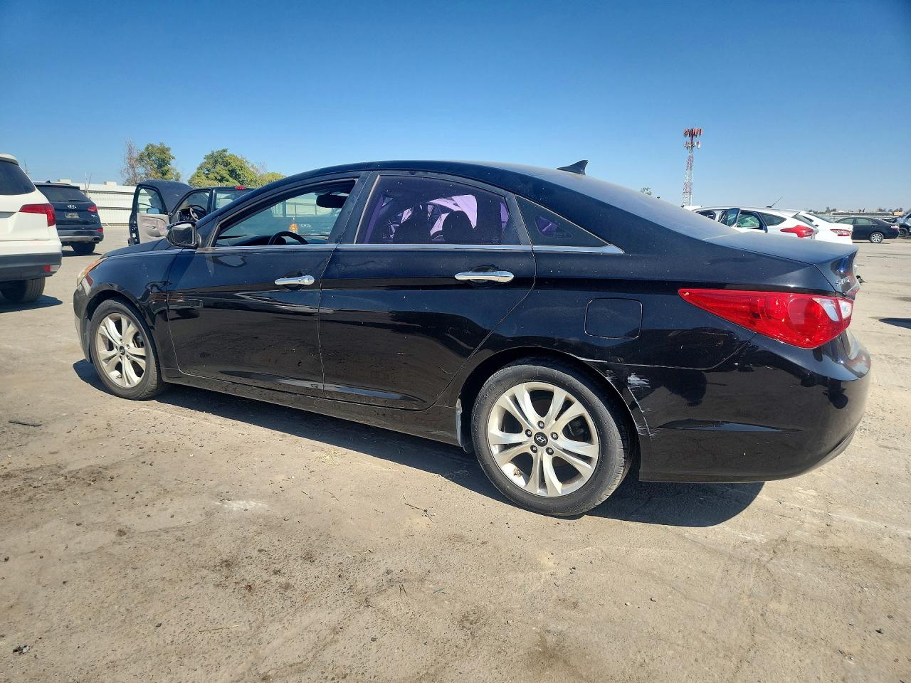 2011 Hyundai Sonata Limited Черный vin: 5NPEC4AC0BH238708