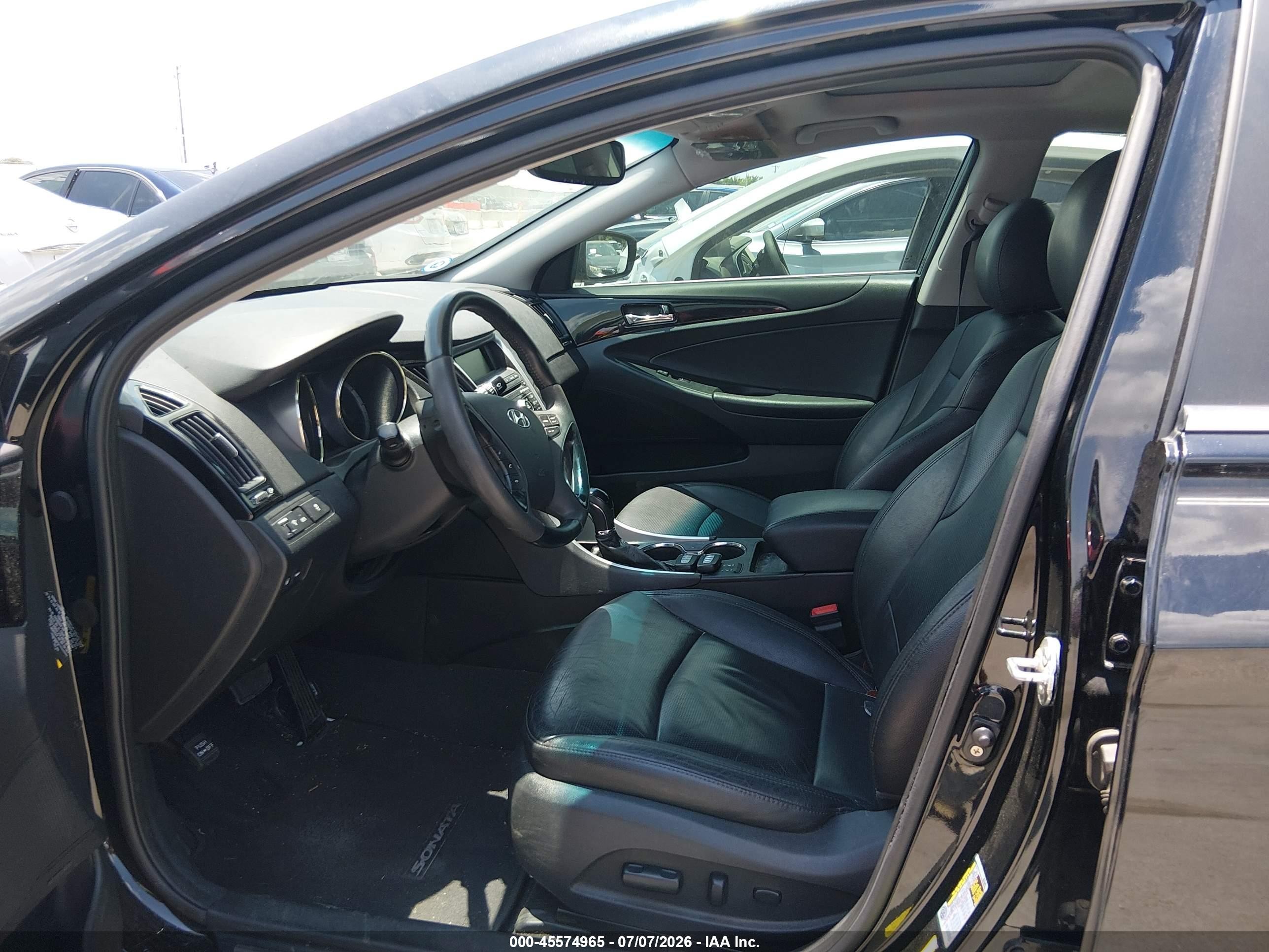 2011 Hyundai Sonata Limited Black vin: 5NPEC4AC0BH251202