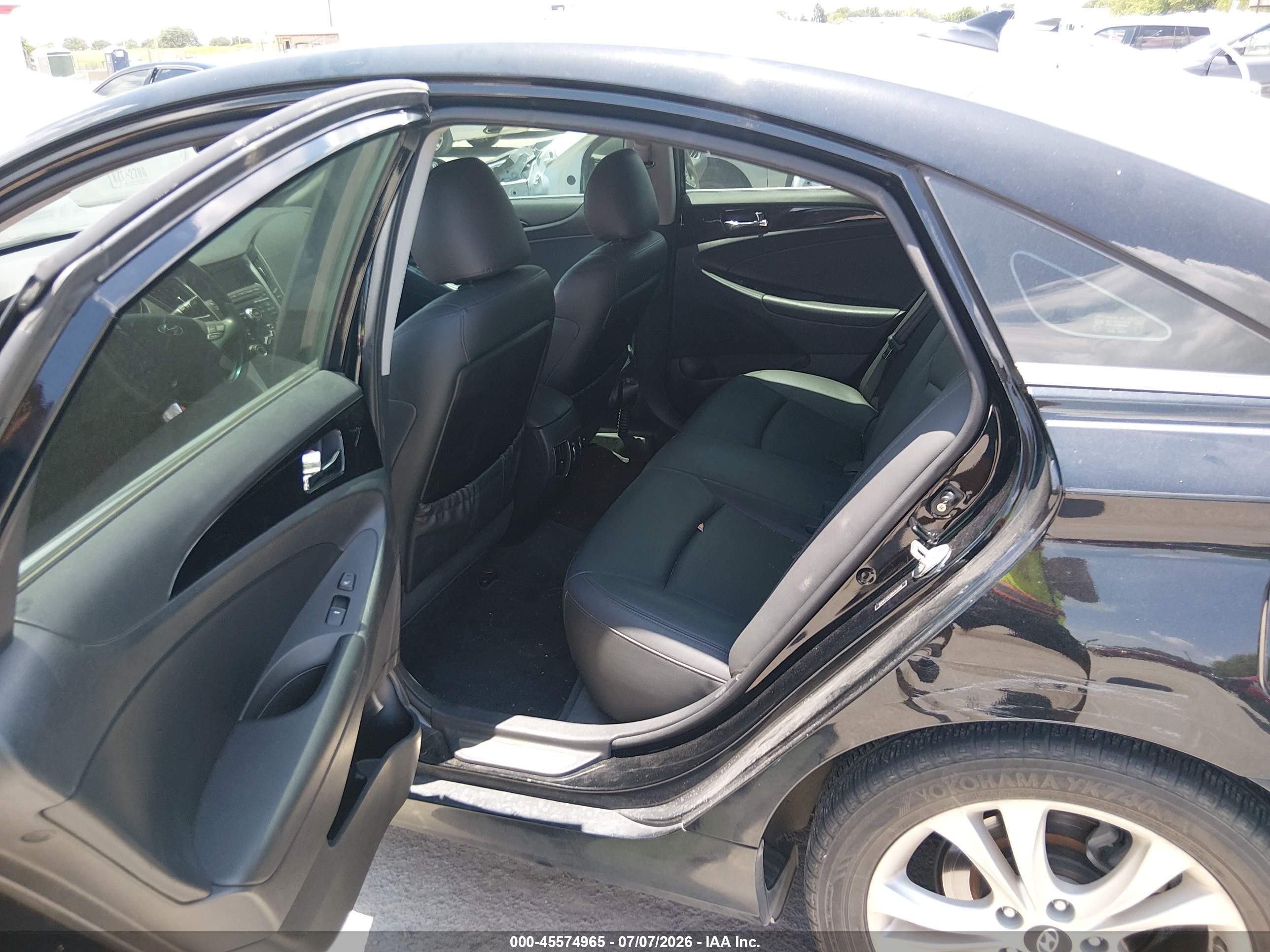 2011 Hyundai Sonata Limited Black vin: 5NPEC4AC0BH251202