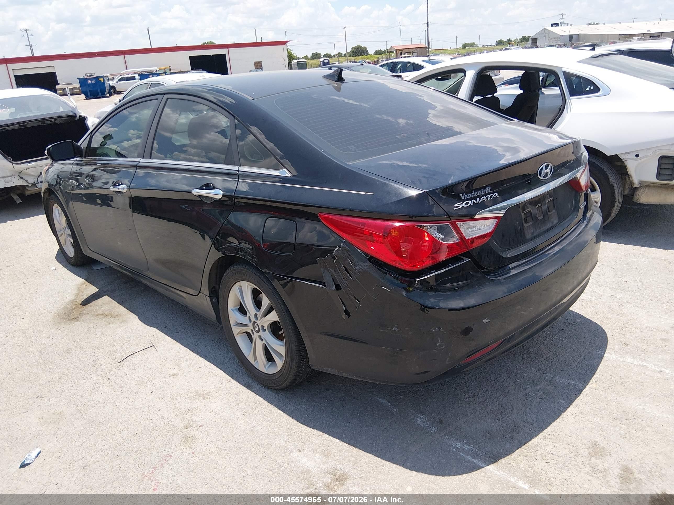 2011 Hyundai Sonata Limited Black vin: 5NPEC4AC0BH251202