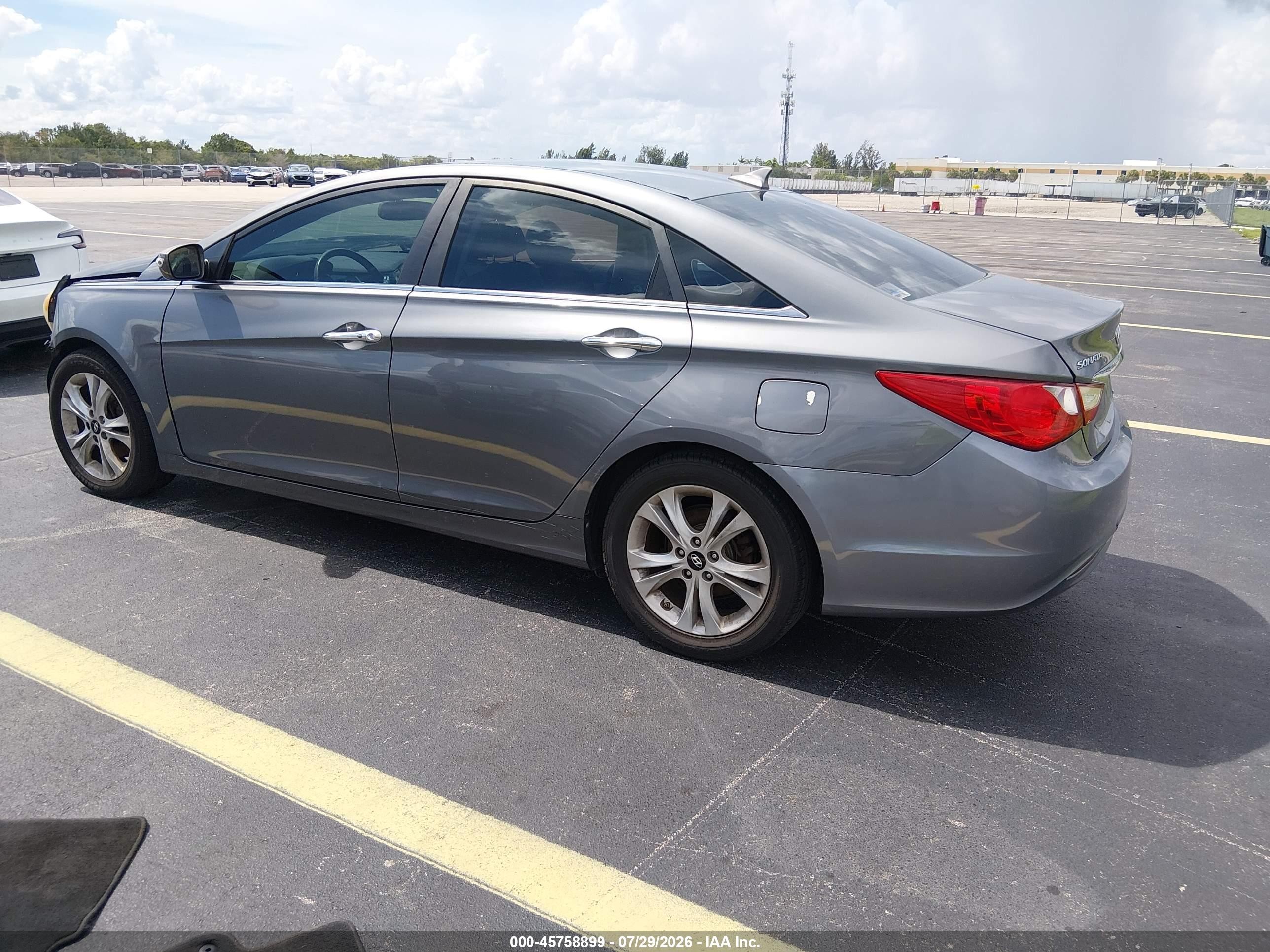 2011 Hyundai Sonata Limited Gray vin: 5NPEC4AC0BH268940
