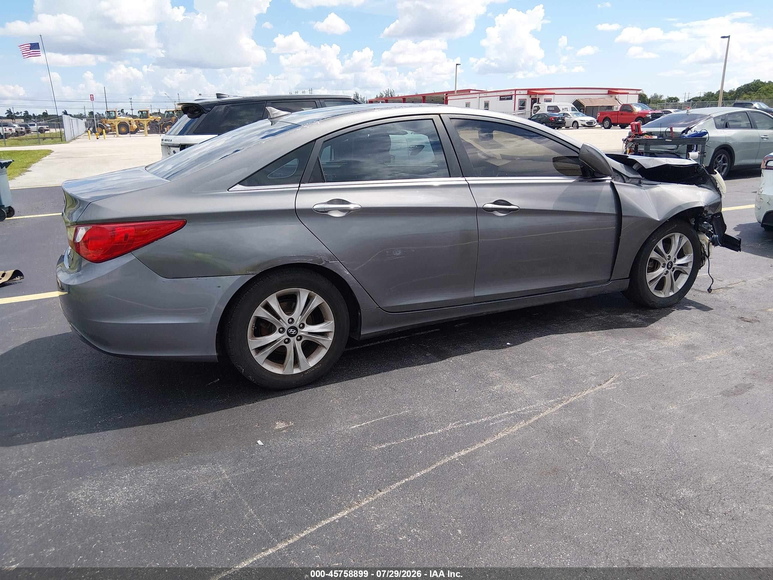 2011 Hyundai Sonata Limited Gray vin: 5NPEC4AC0BH268940