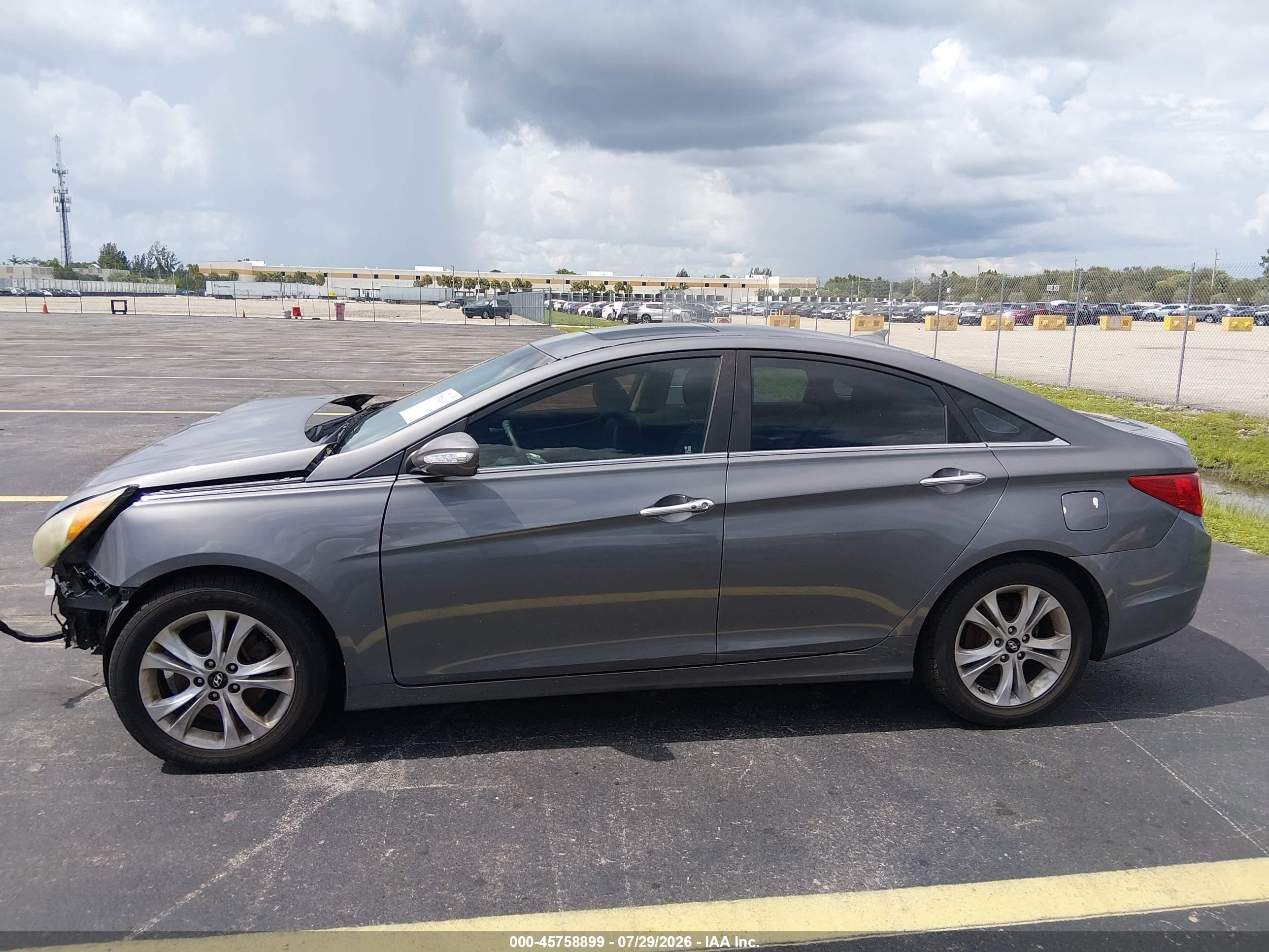 2011 Hyundai Sonata Limited Gray vin: 5NPEC4AC0BH268940