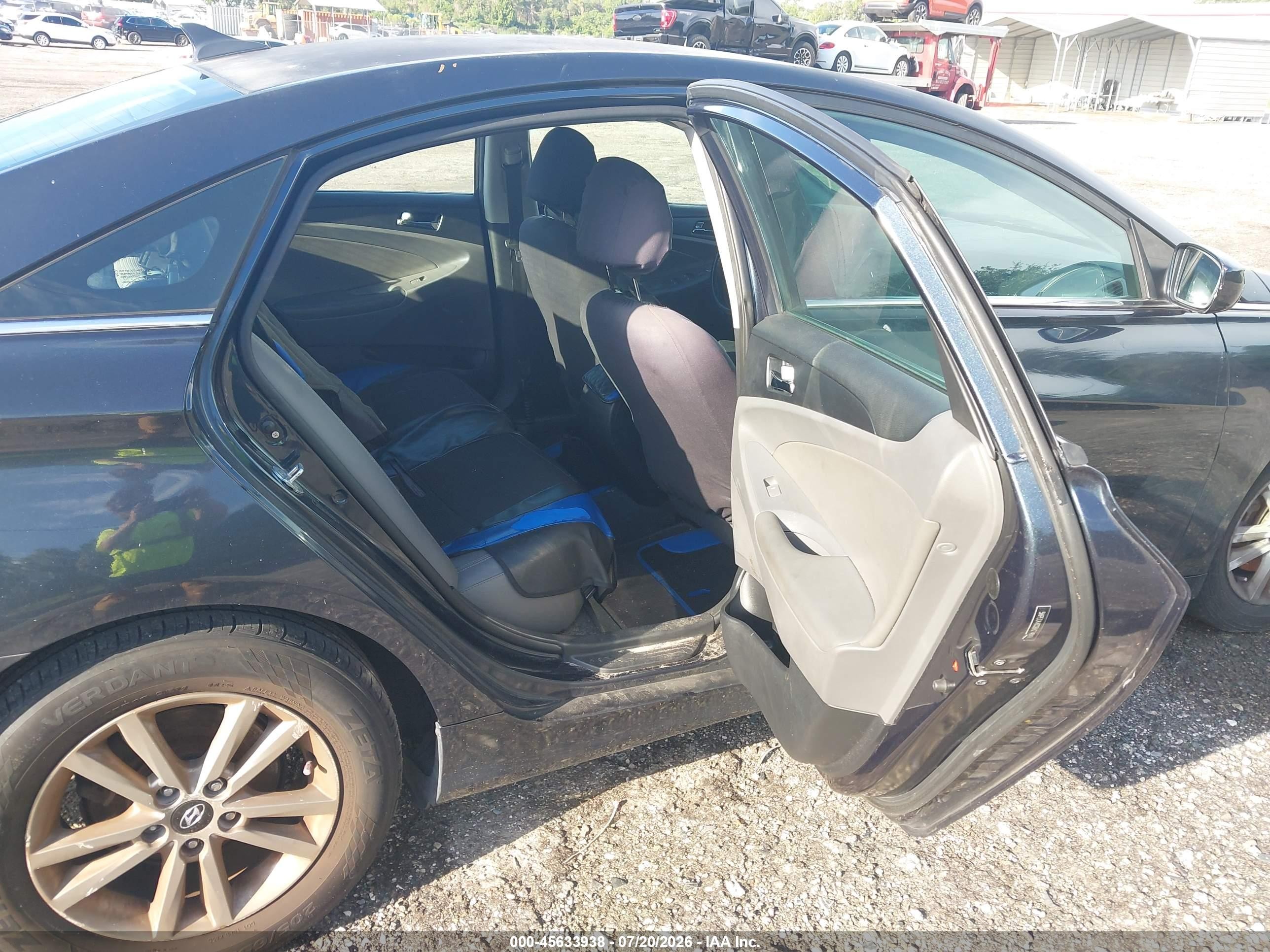 2011 Hyundai Sonata Se Gray vin: 5NPEC4AC0BH274849