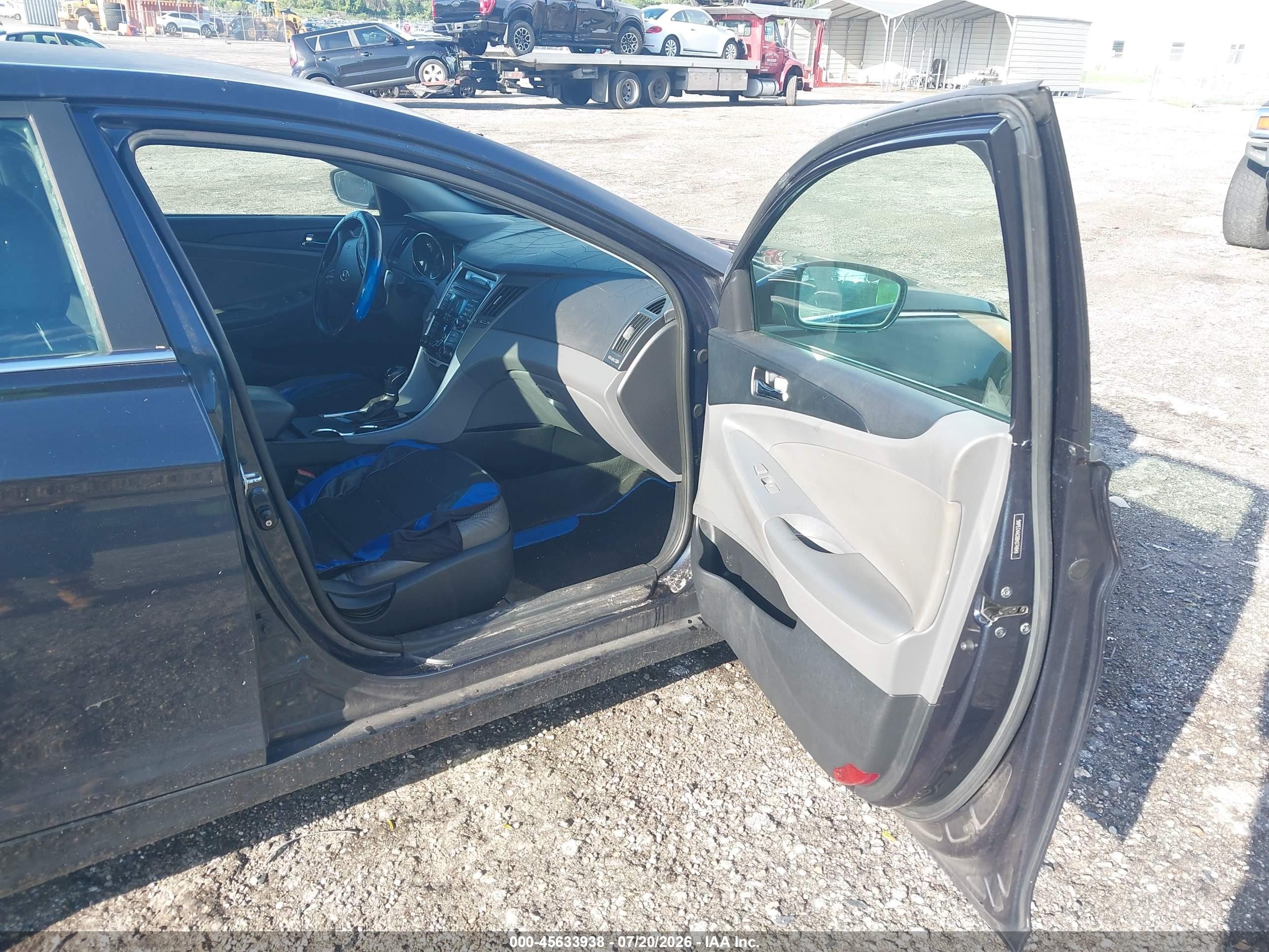 2011 Hyundai Sonata Se Gray vin: 5NPEC4AC0BH274849
