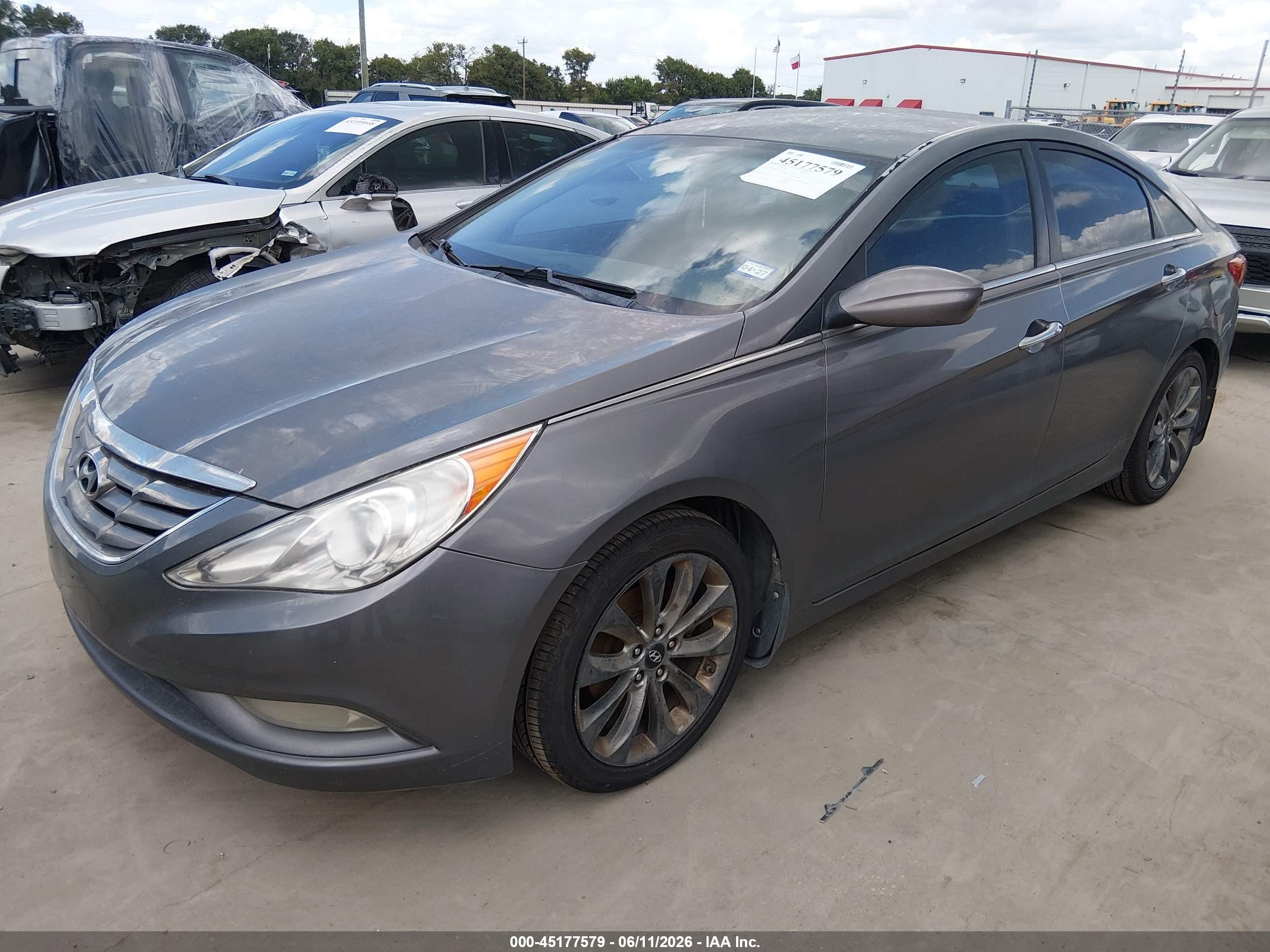2011 Hyundai Sonata Se Gray vin: 5NPEC4AC0BH286709