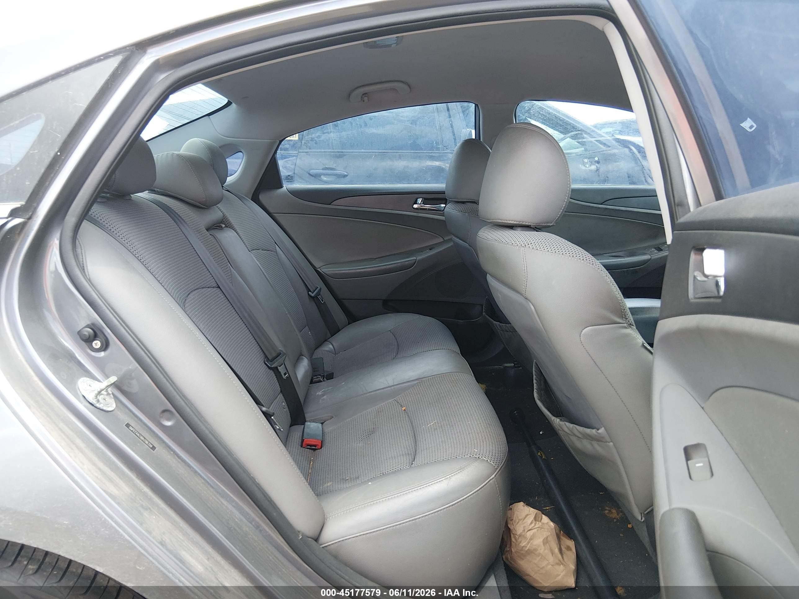 2011 Hyundai Sonata Se Gray vin: 5NPEC4AC0BH286709