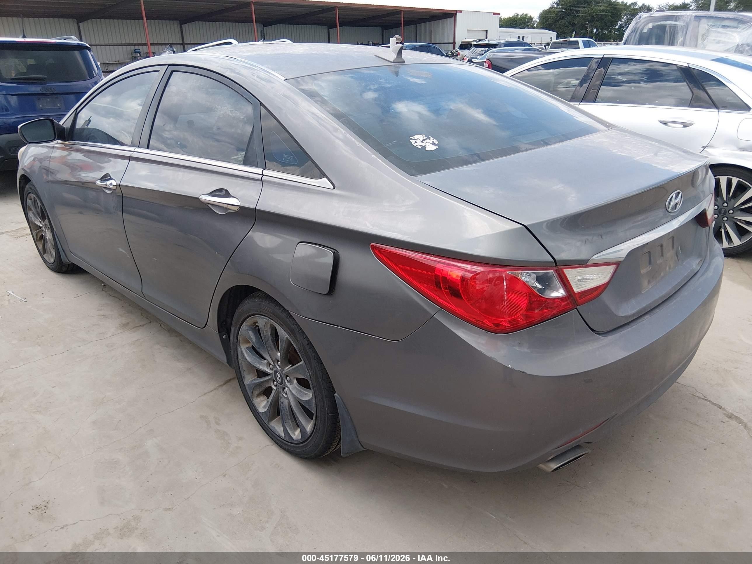 2011 Hyundai Sonata Se Gray vin: 5NPEC4AC0BH286709