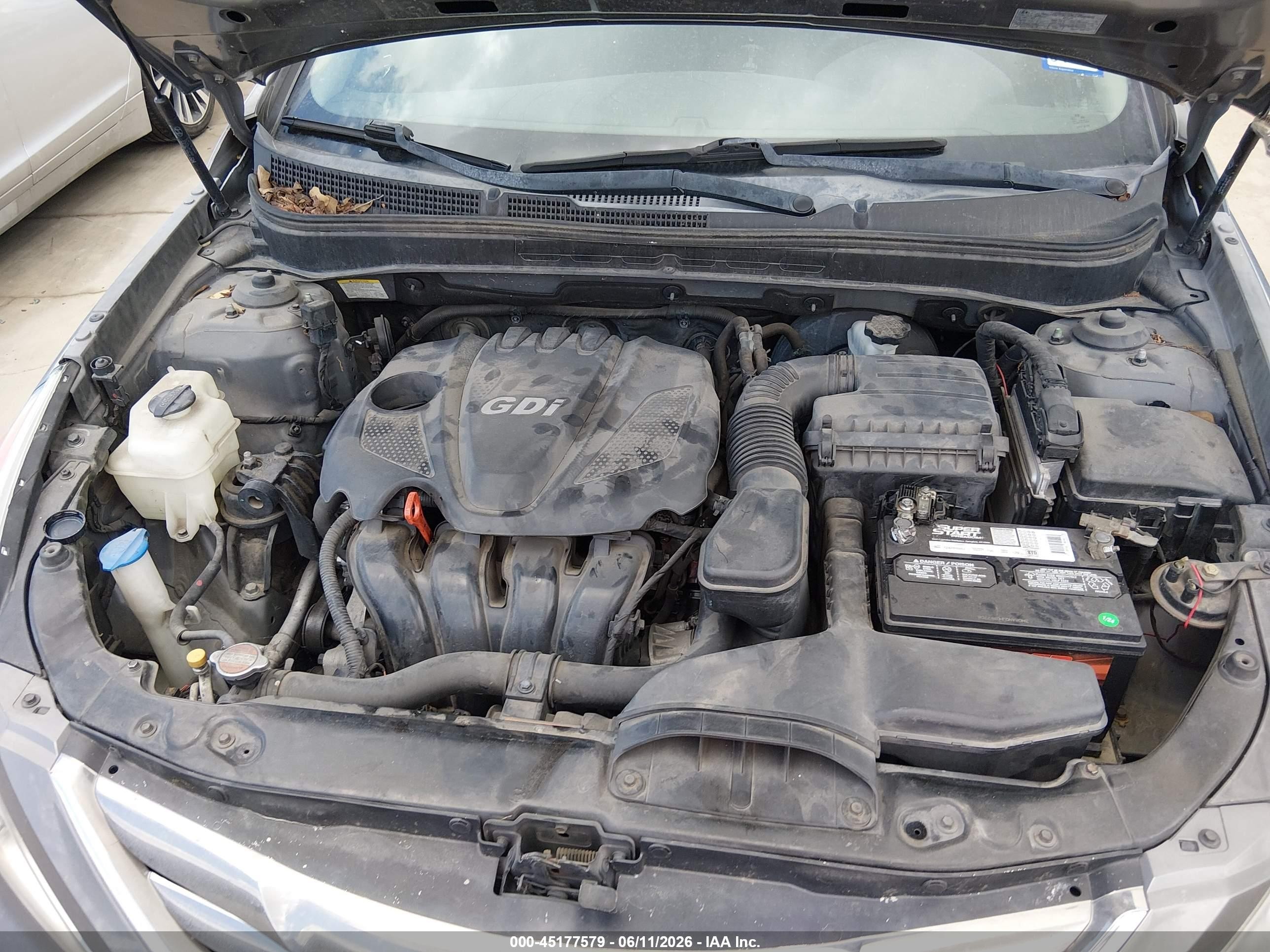 2011 Hyundai Sonata Se Gray vin: 5NPEC4AC0BH286709
