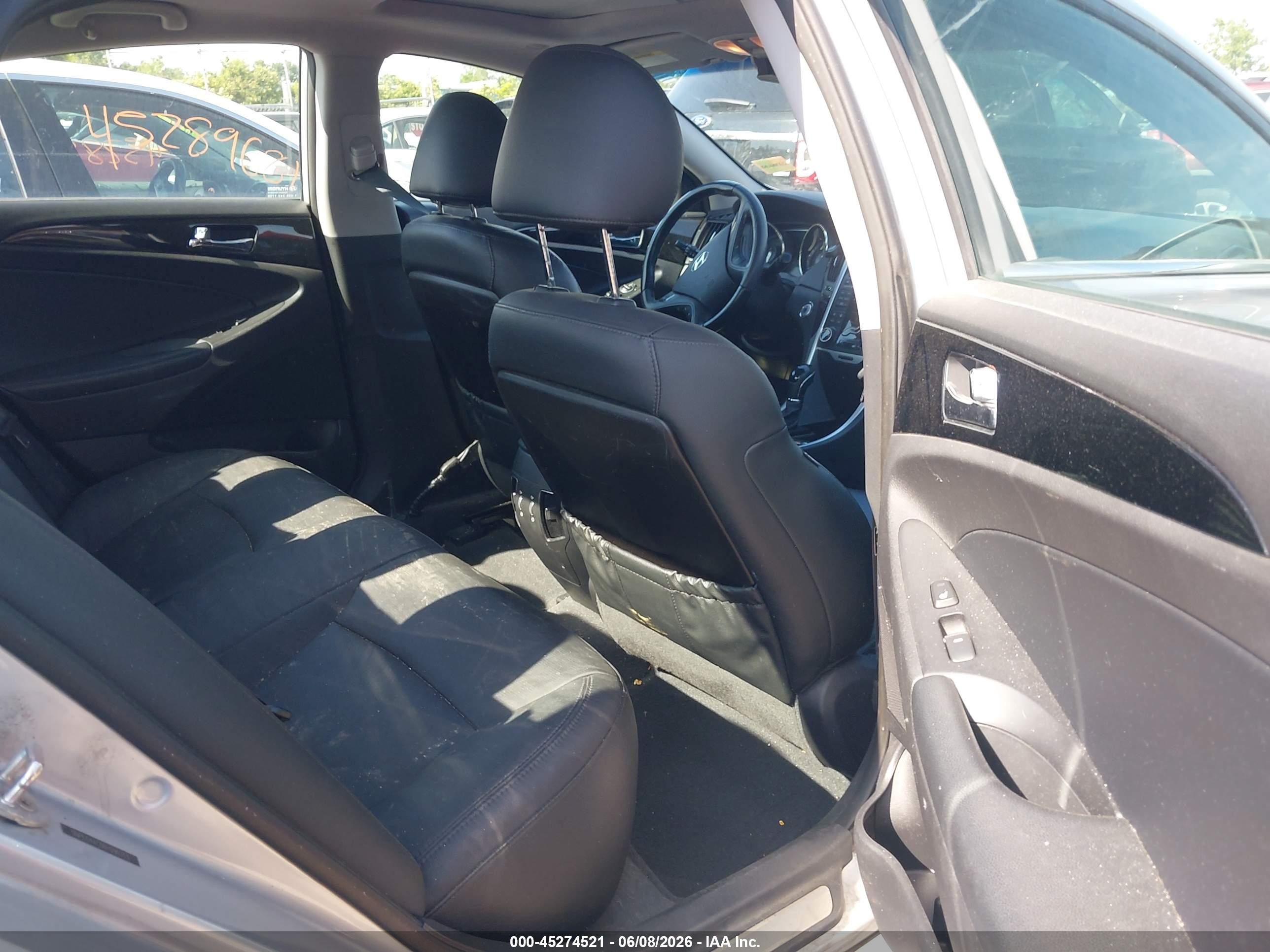 2011 Hyundai Sonata Limited Silver vin: 5NPEC4AC0BH290713