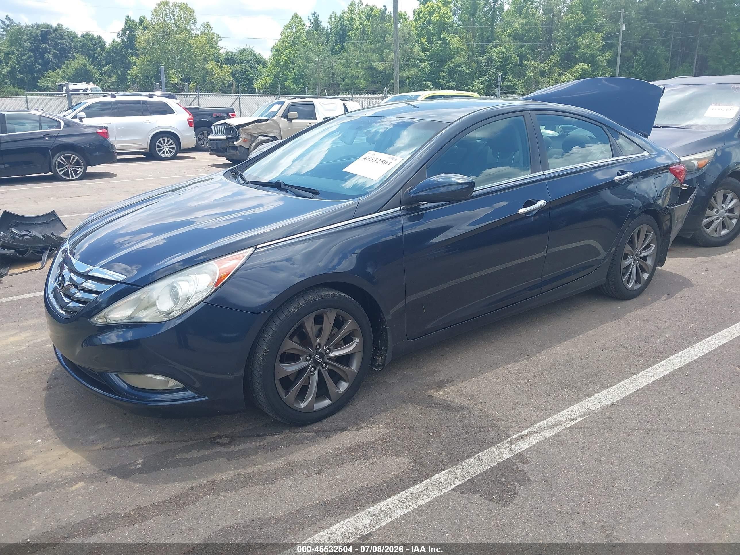 2012 Hyundai Sonata Se Black vin: 5NPEC4AC0CH327809