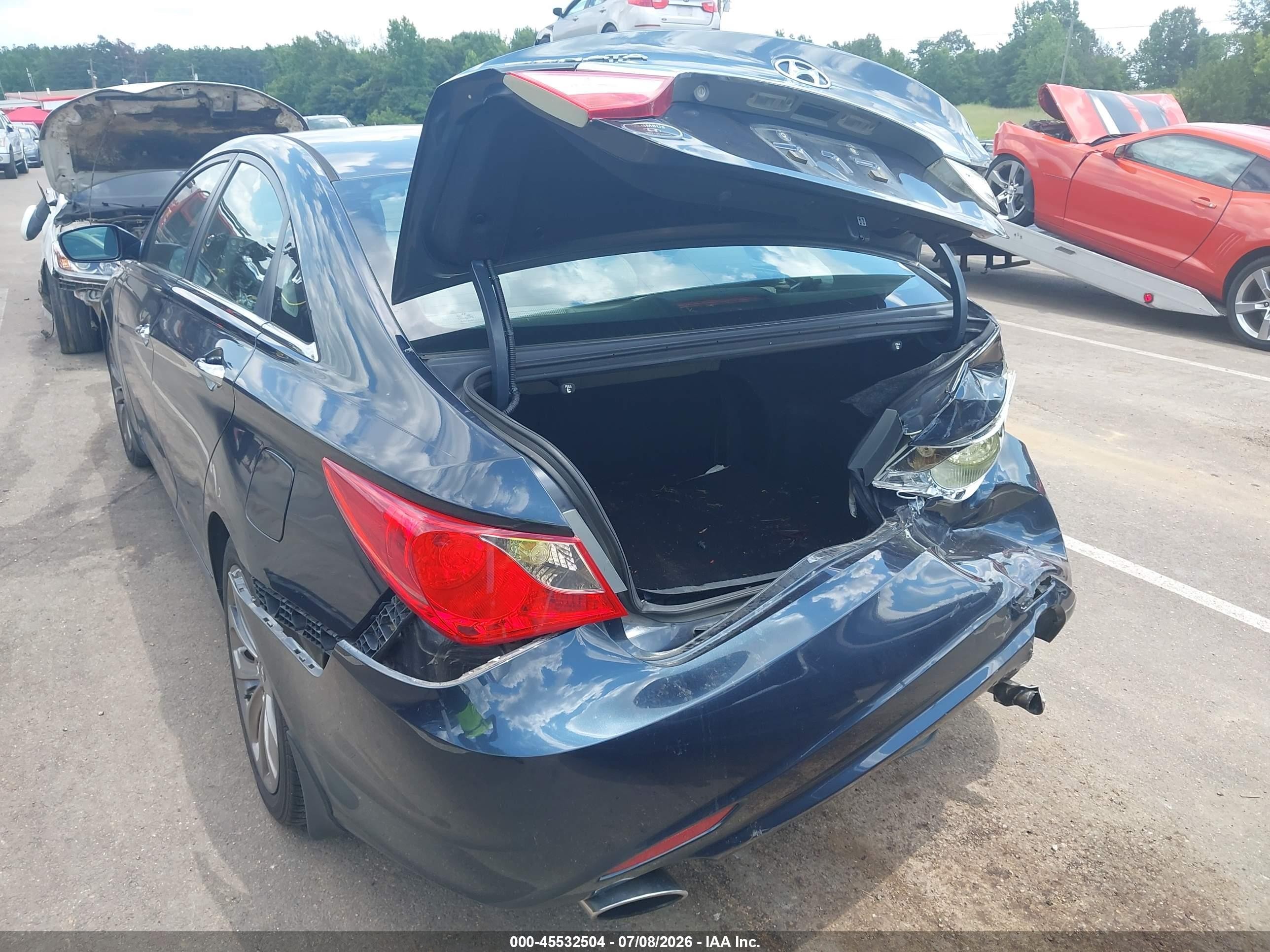 2012 Hyundai Sonata Se Black vin: 5NPEC4AC0CH327809