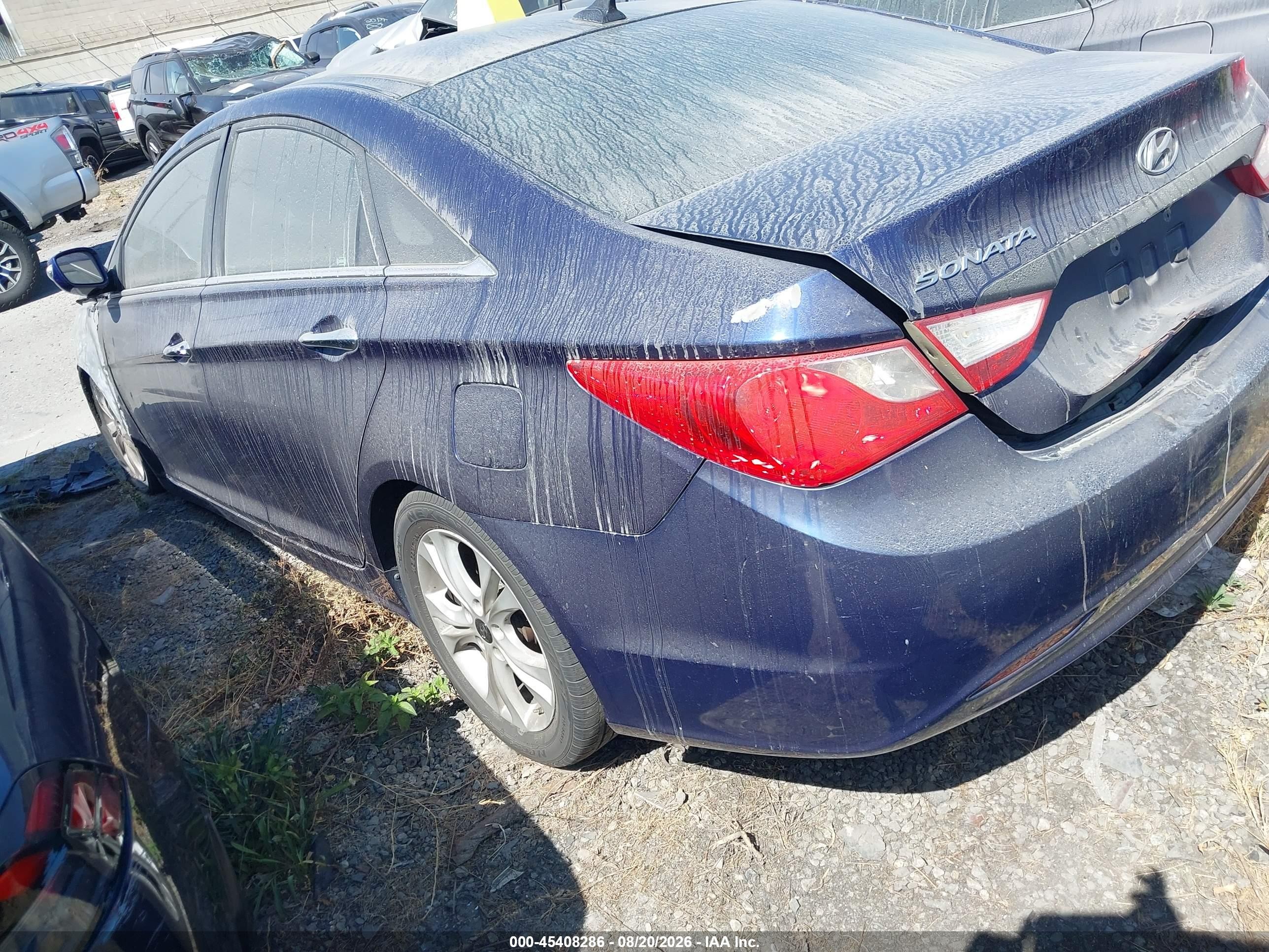 2012 Hyundai Sonata Limited Blue vin: 5NPEC4AC0CH332282