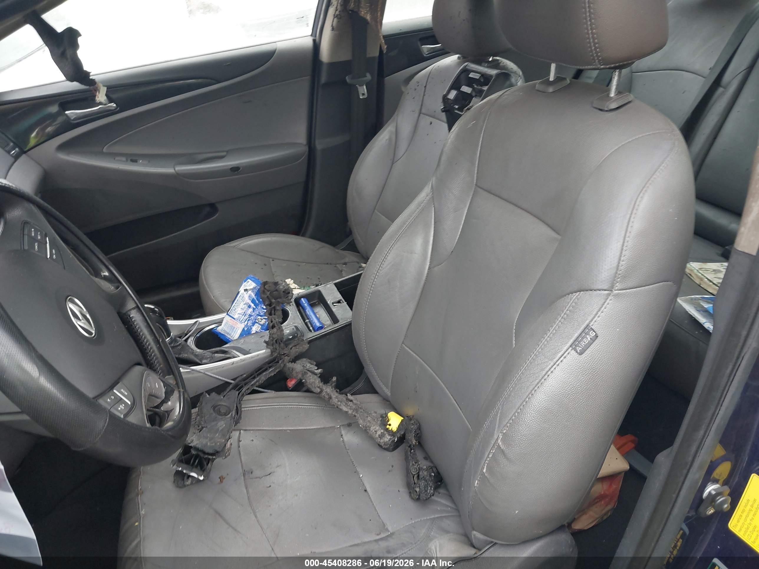 2012 Hyundai Sonata Limited Blue vin: 5NPEC4AC0CH332282