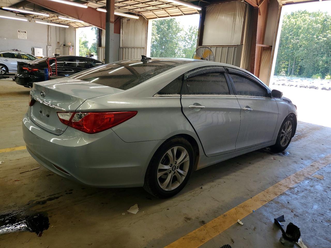 2012 Hyundai Sonata Limited Blue vin: 5NPEC4AC0CH348353