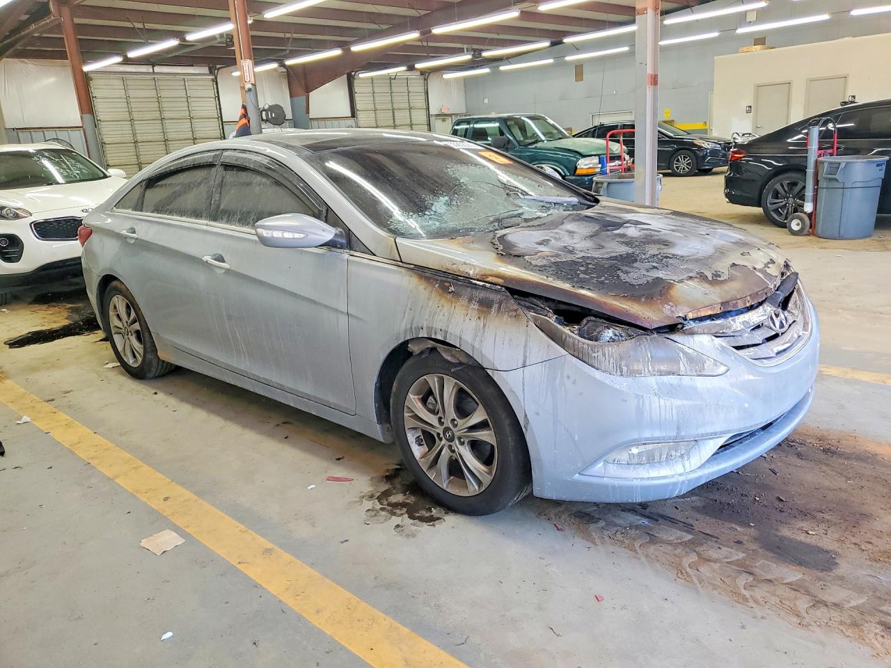2012 Hyundai Sonata Limited Blue vin: 5NPEC4AC0CH348353