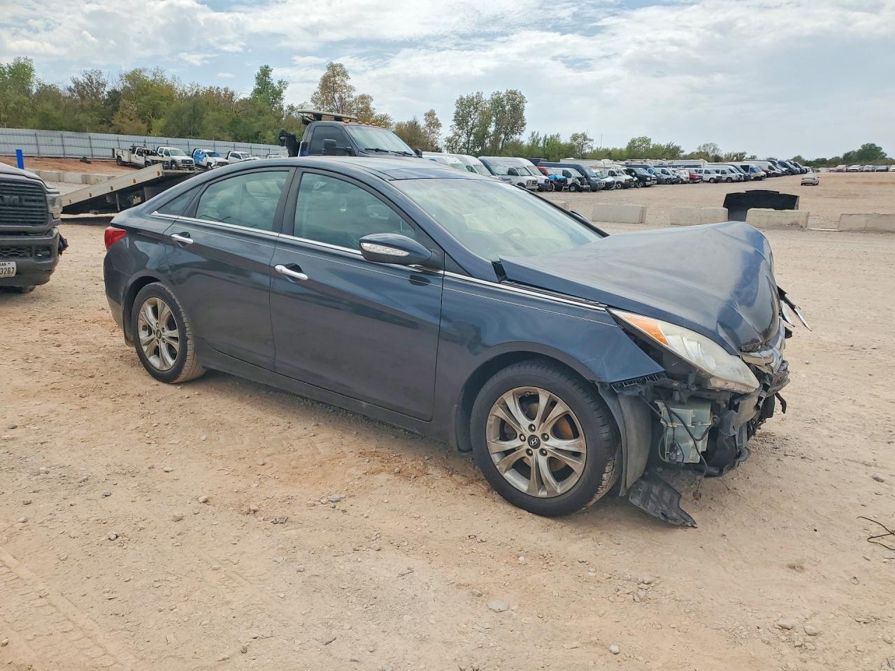 2012 Hyundai Sonata Limited Blue vin: 5NPEC4AC0CH350121